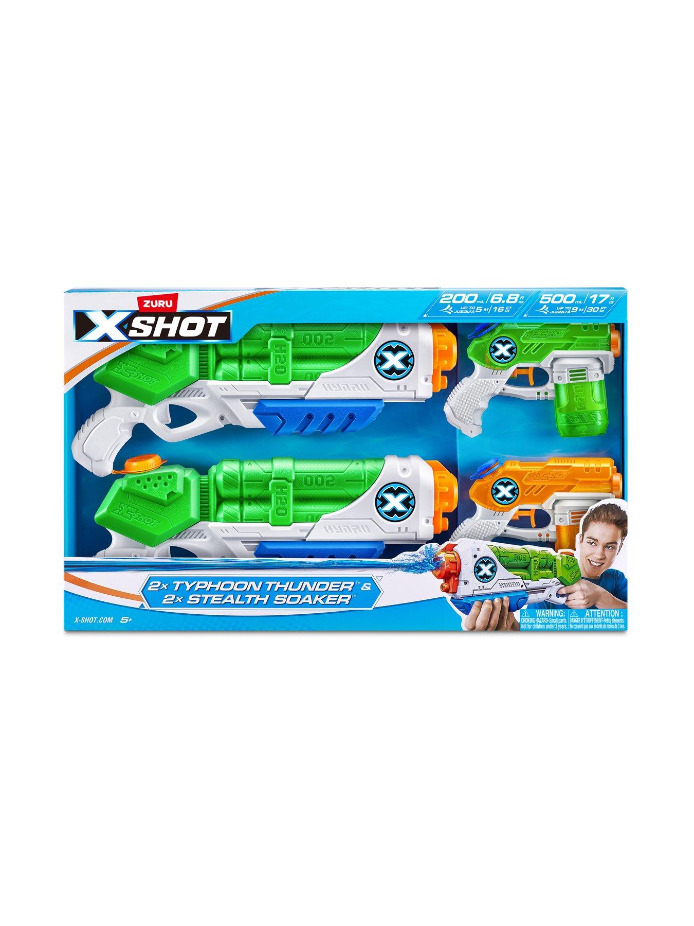 Image 2 of 7 of Zuru X-Shot Water Warfare Double Typhoon Thunder Double Stealth Soaker Water Blaster Combo by ZURU