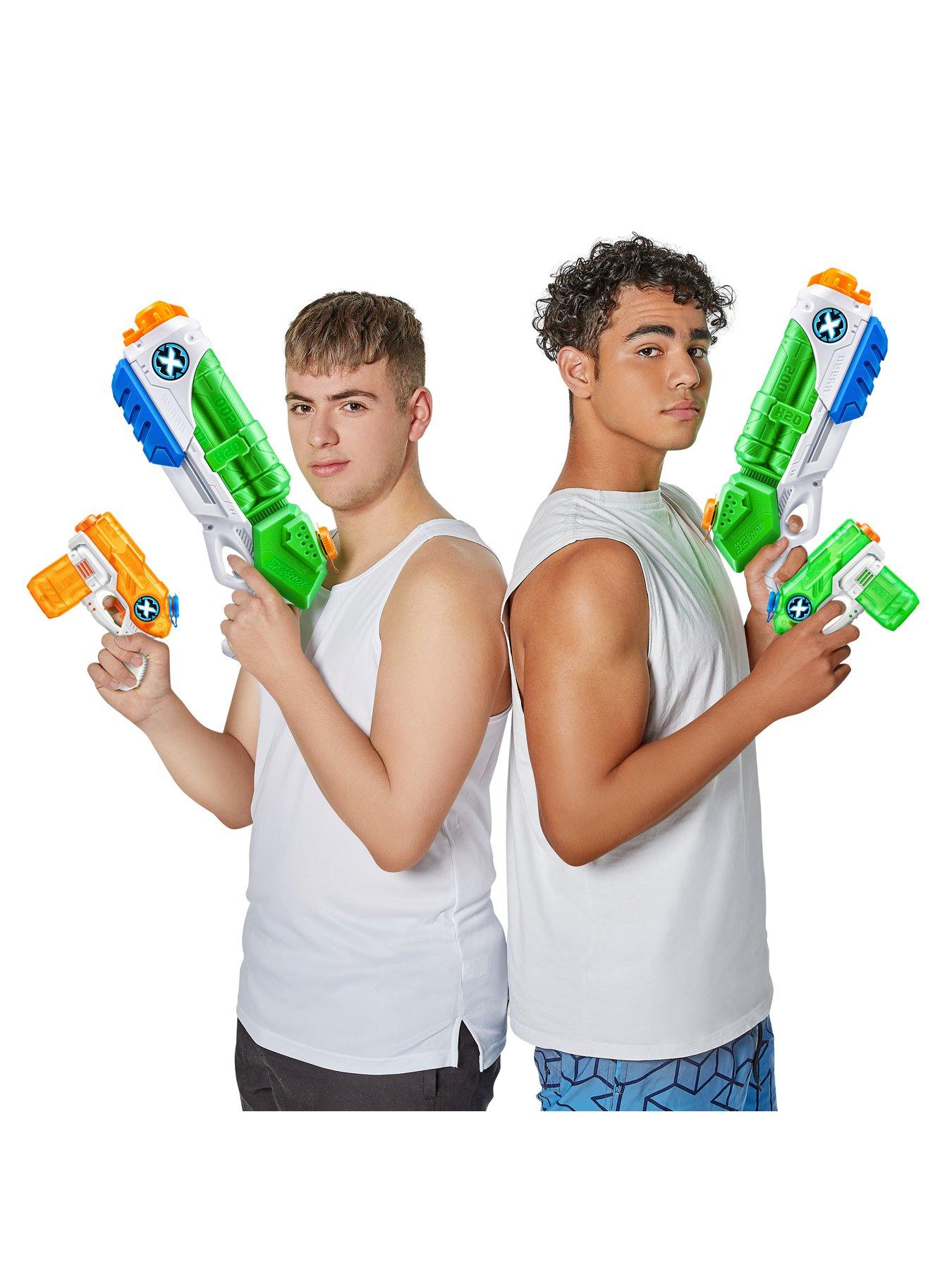 Image 4 of 7 of Zuru X-Shot Water Warfare Double Typhoon Thunder Double Stealth Soaker Water Blaster Combo by ZURU