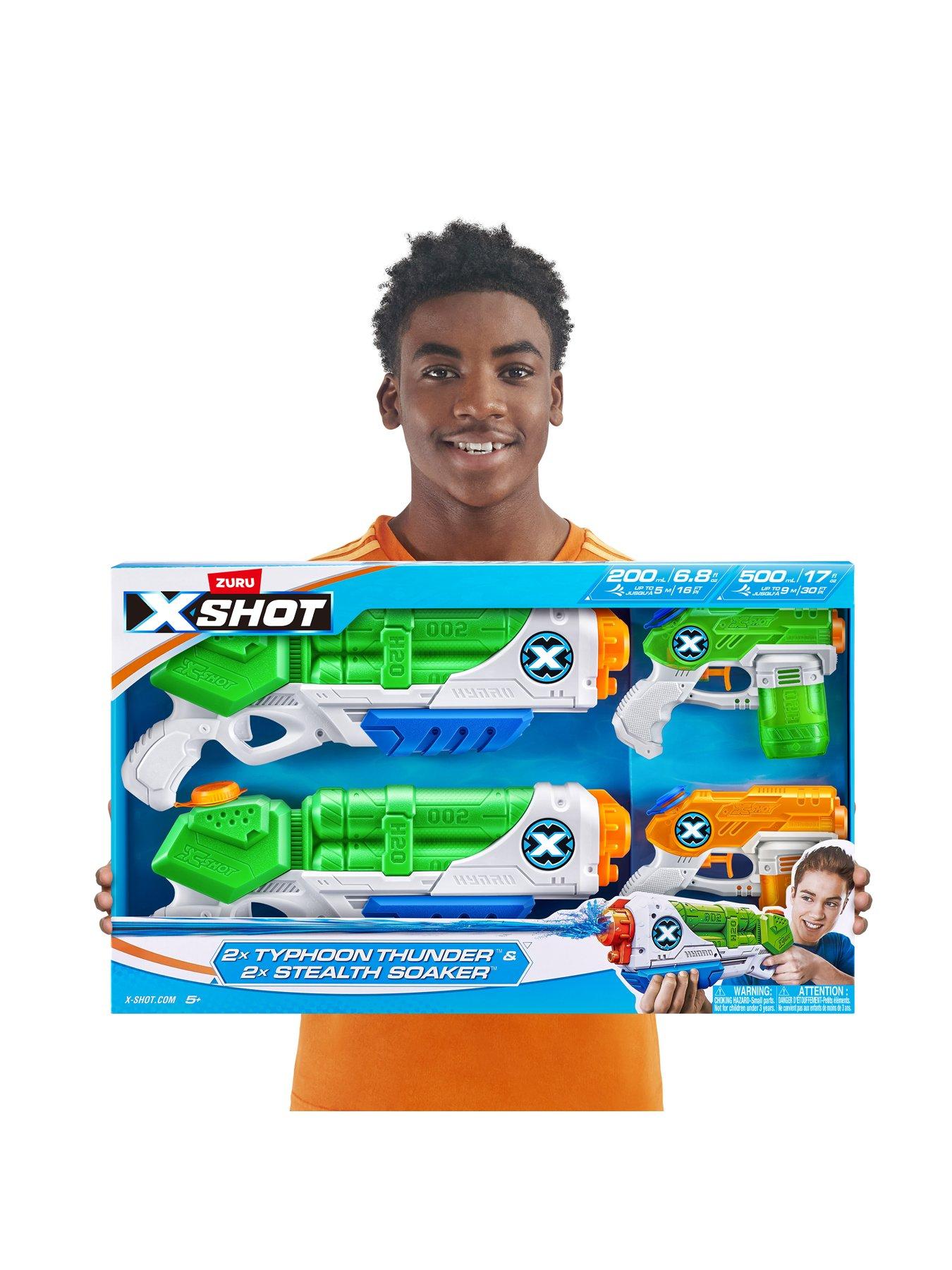 Image 5 of 7 of Zuru X-Shot Water Warfare Double Typhoon Thunder Double Stealth Soaker Water Blaster Combo by ZURU
