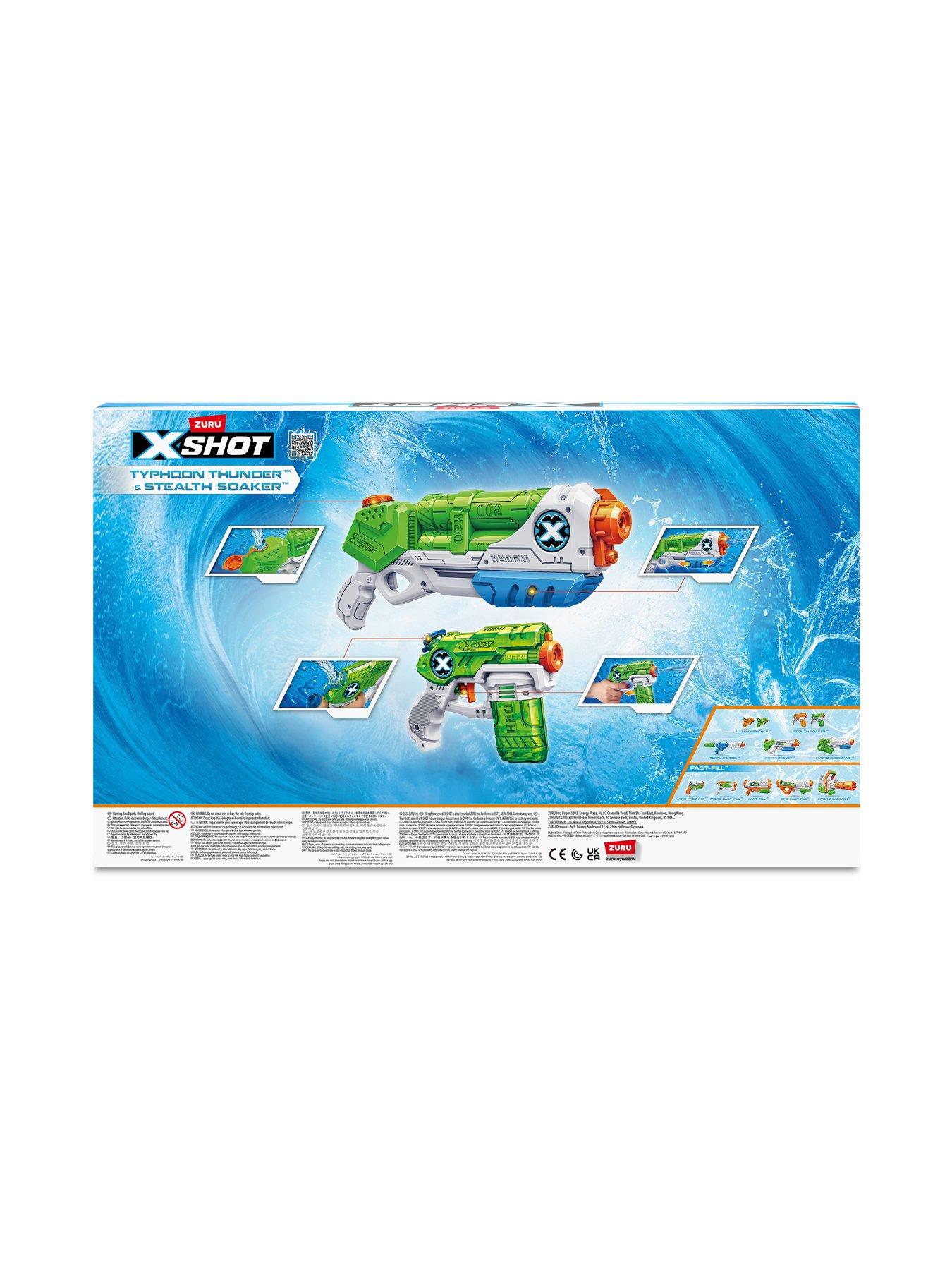 Image 7 of 7 of Zuru X-Shot Water Warfare Double Typhoon Thunder Double Stealth Soaker Water Blaster Combo by ZURU