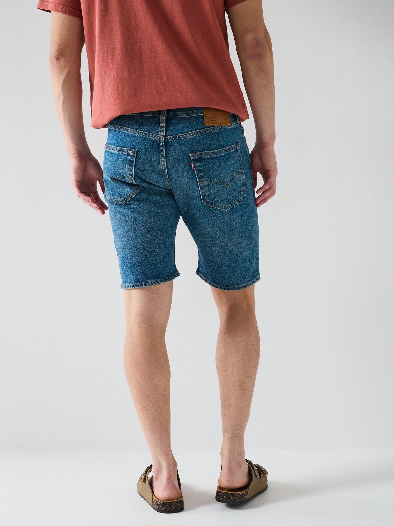 Image 2 of 5 of Levi's 501 Original Regular Fit Denim Shorts - Mid Wash