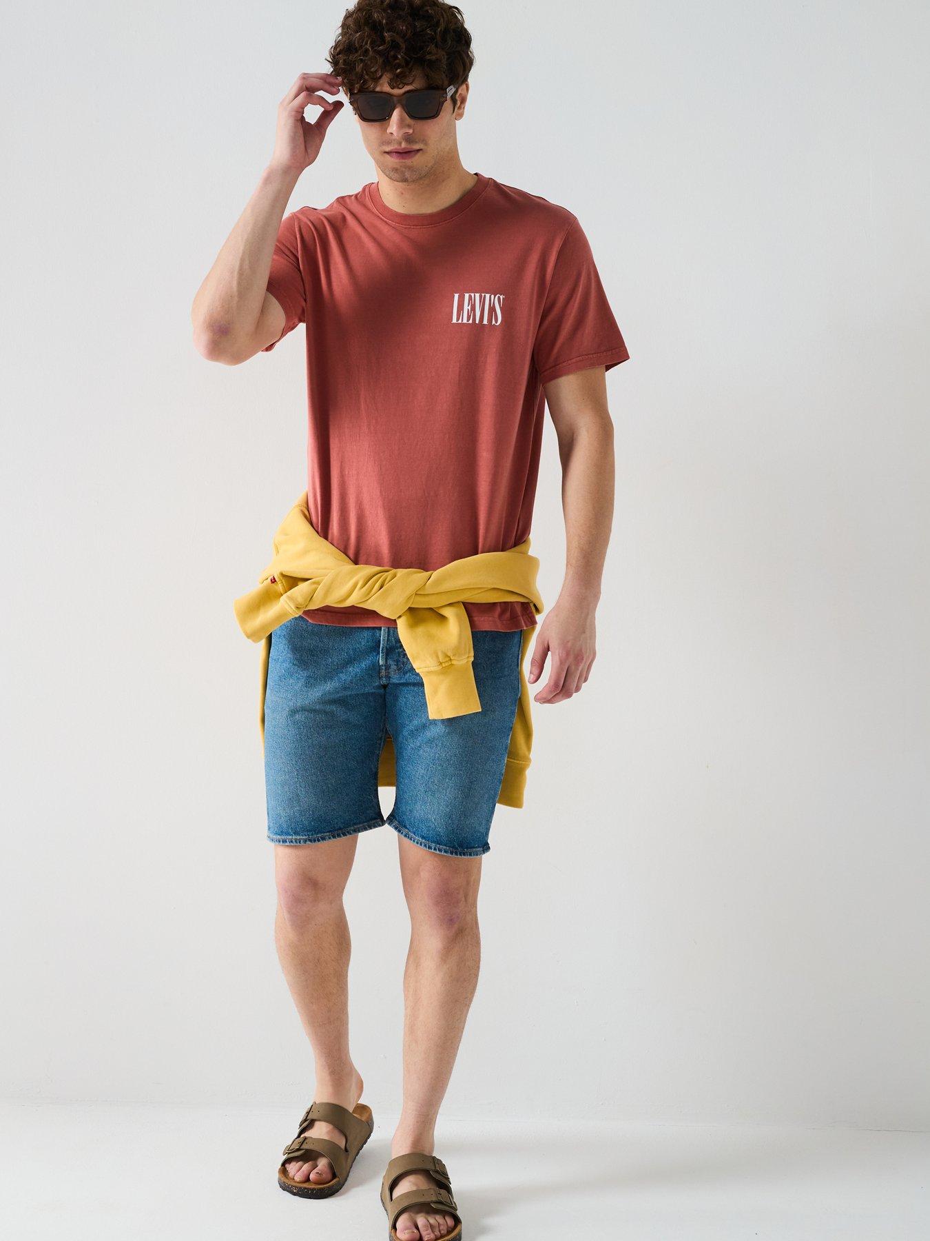Image 3 of 5 of Levi's 501 Original Regular Fit Denim Shorts - Mid Wash