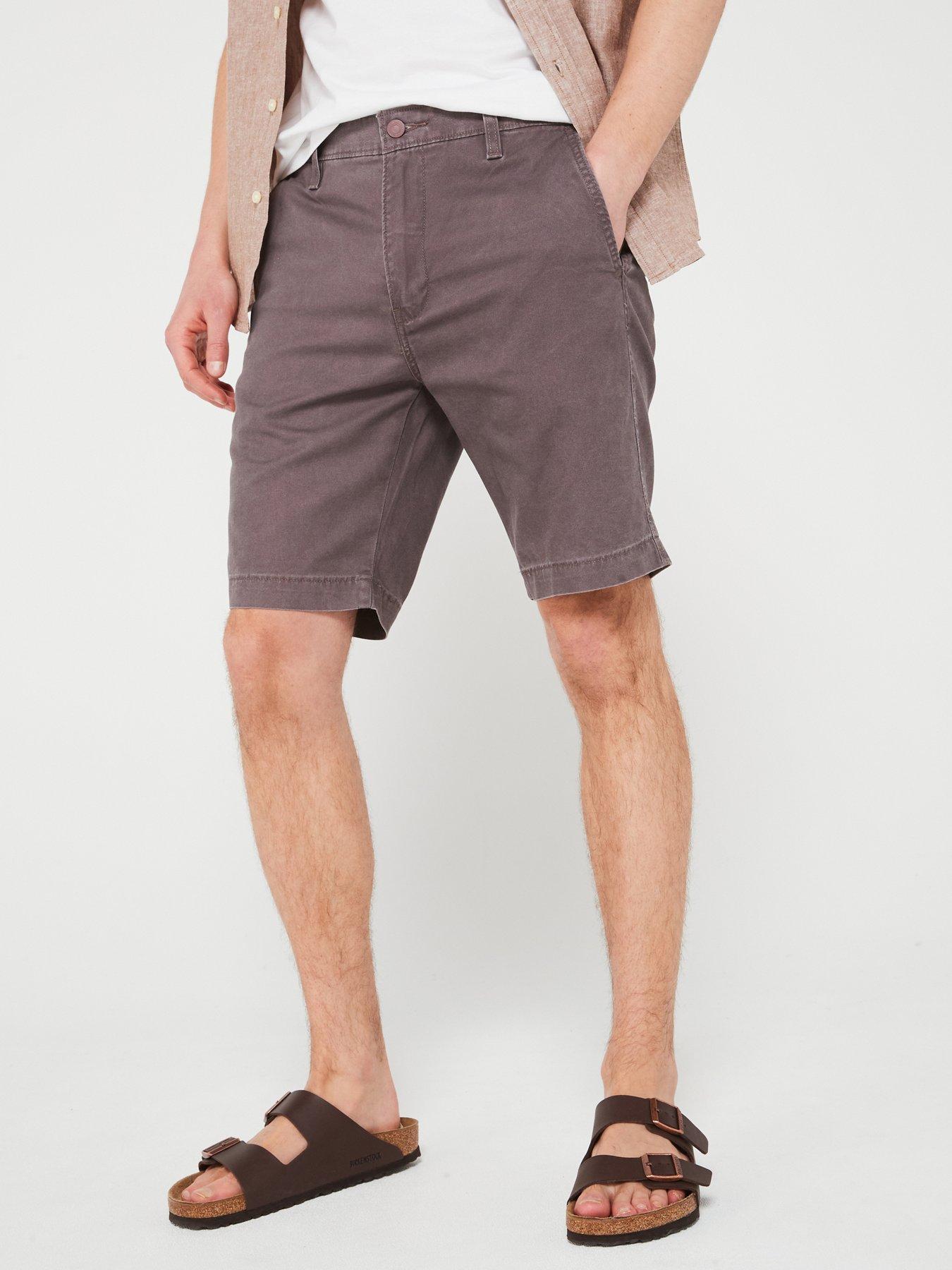 levis-xx-regular-fit-chino-shorts-dark-greyfront