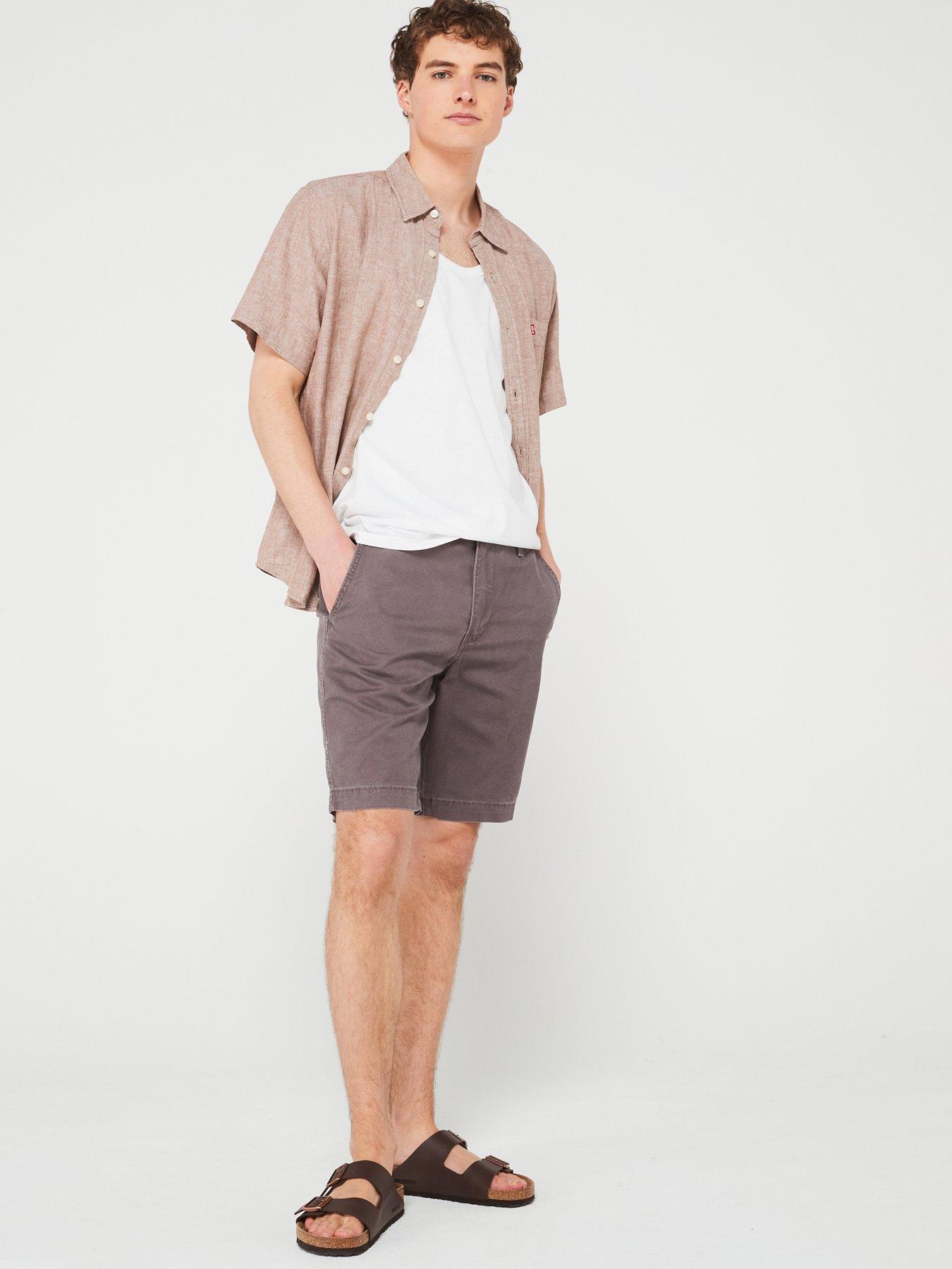 levis-xx-regular-fit-chino-shorts-dark-greyback