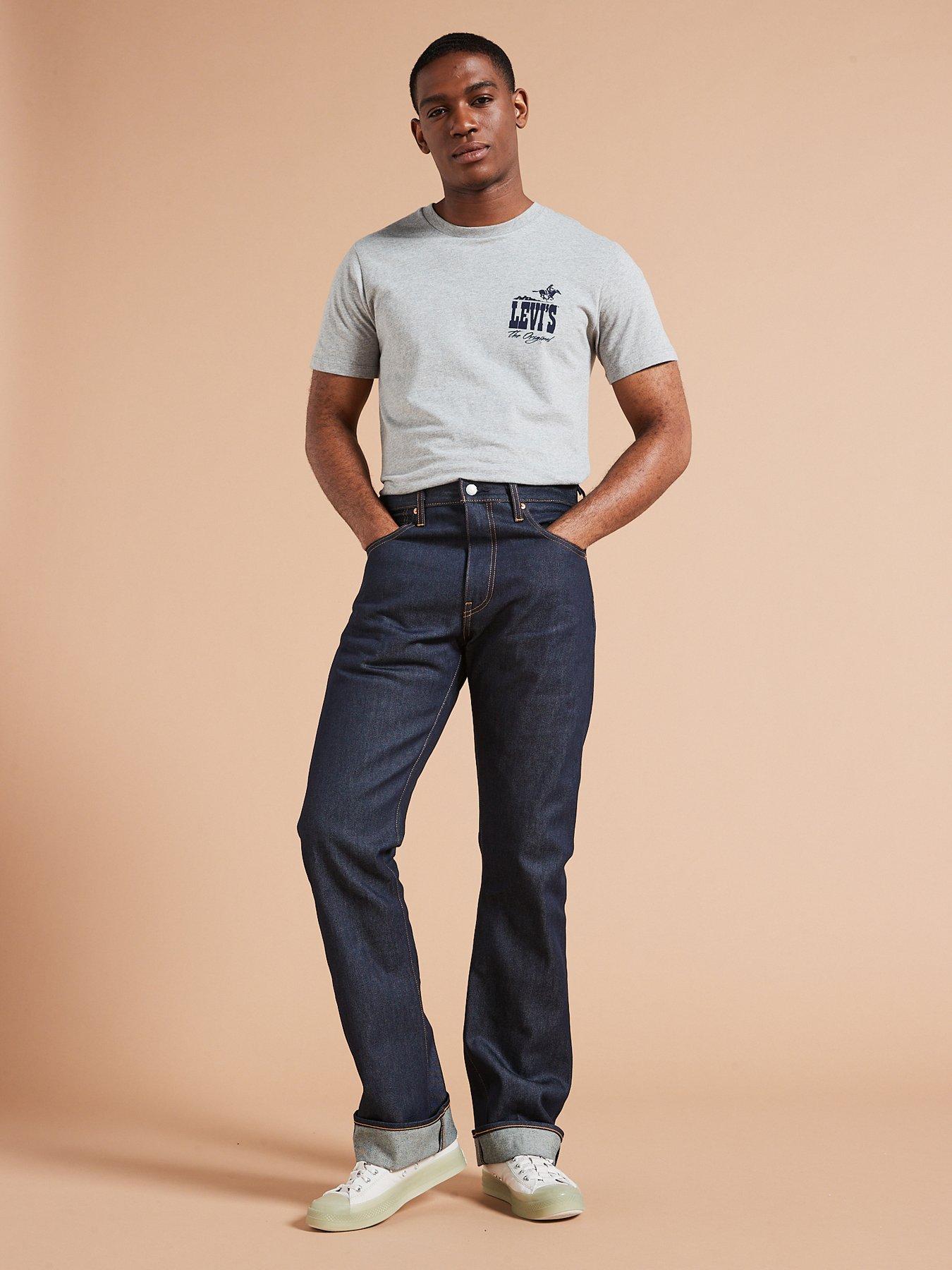 Image 3 of 6 of Levi's 517 Straight Bootcut Jeans - Make It Yours - Dark Blue