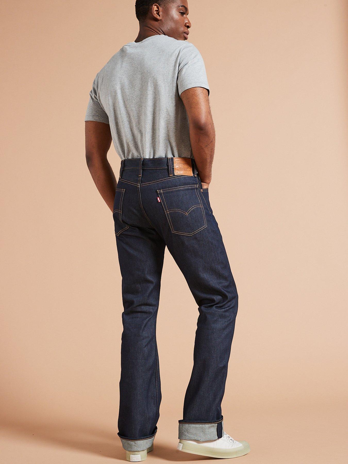 Image 6 of 6 of Levi's 517 Straight Bootcut Jeans - Make It Yours - Dark Blue