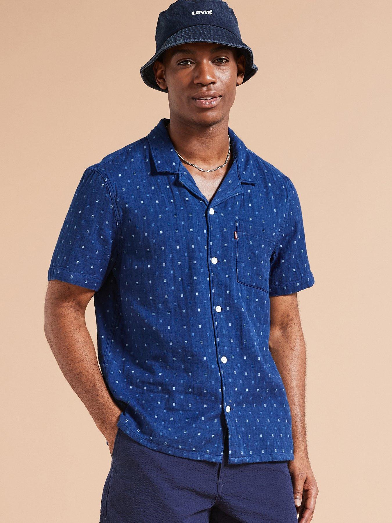 levis-short-sleeve-regular-fit-western-resort-shirt-dark-blue