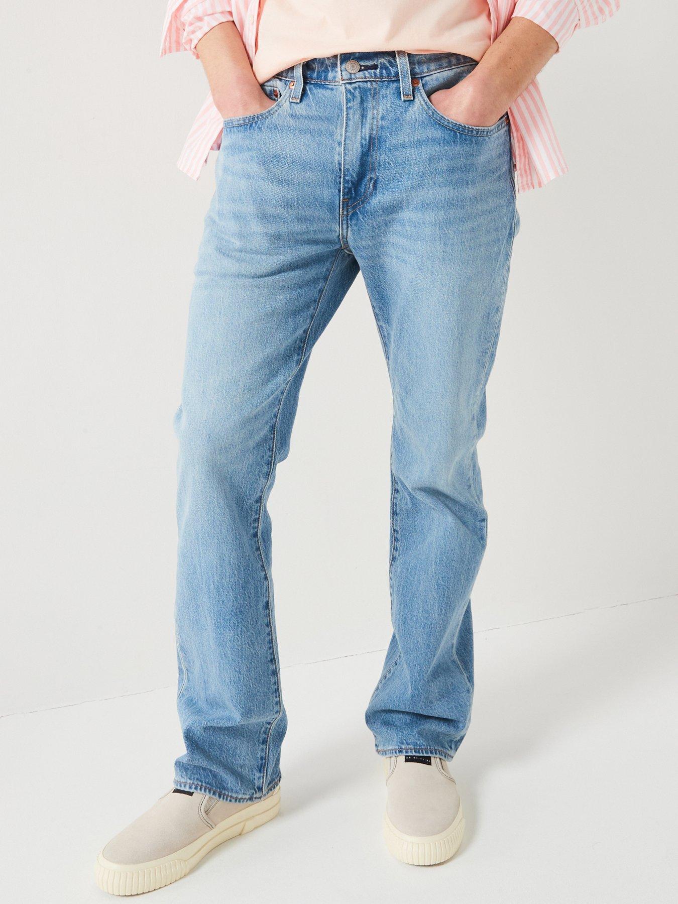 Mens light shop blue levis jeans