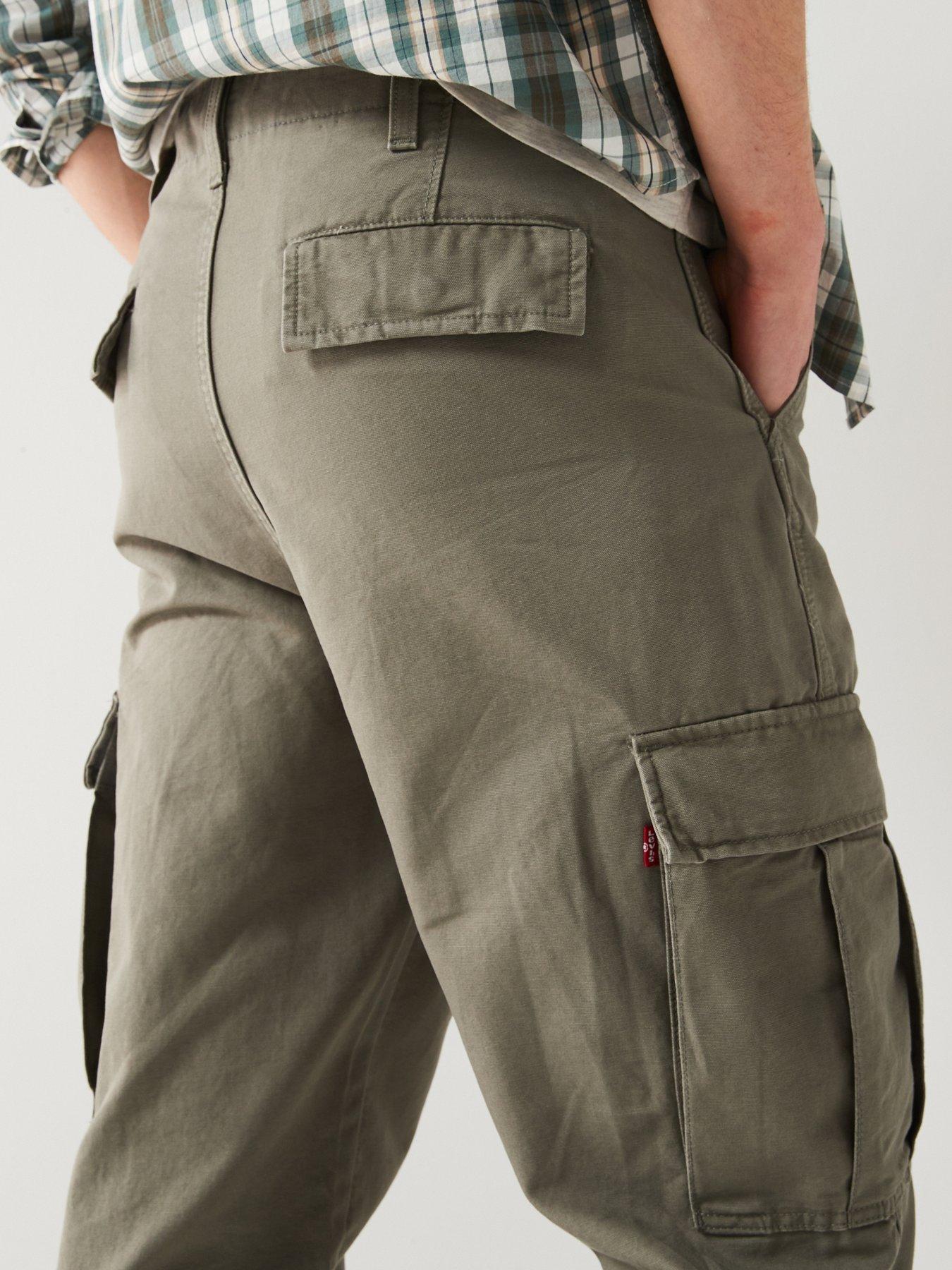 levis-xx-straight-leg-cargo-trousers-khakioutfit