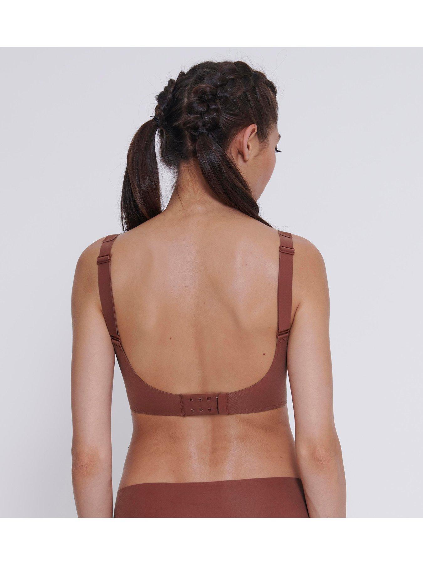 Image 2 of 6 of Sloggi Sloggi ZERO Feel 2.0 Soft Bra - Burnt Henna Brown