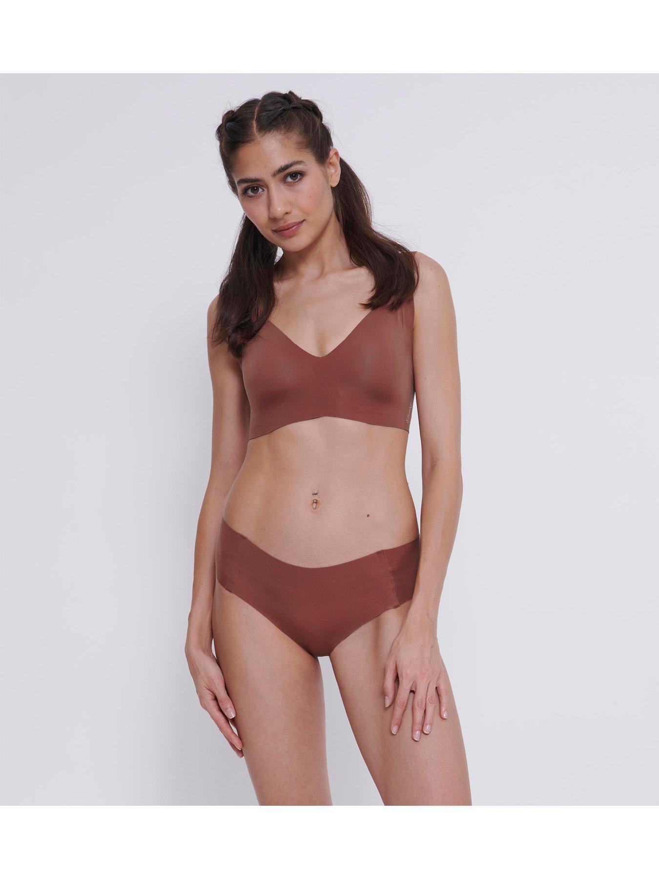Image 3 of 6 of Sloggi Sloggi ZERO Feel 2.0 Soft Bra - Burnt Henna Brown