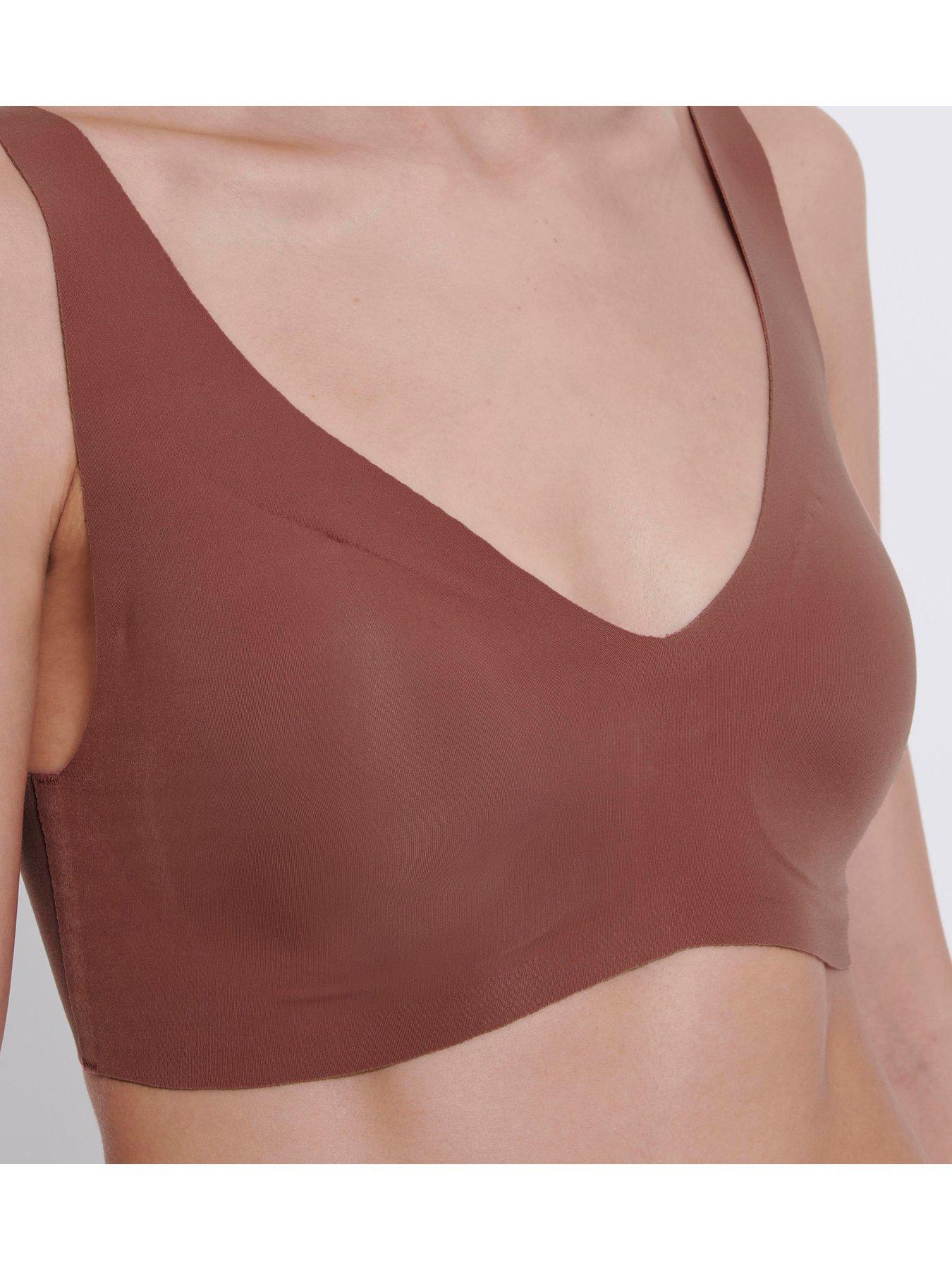 Image 4 of 6 of Sloggi Sloggi ZERO Feel 2.0 Soft Bra - Burnt Henna Brown