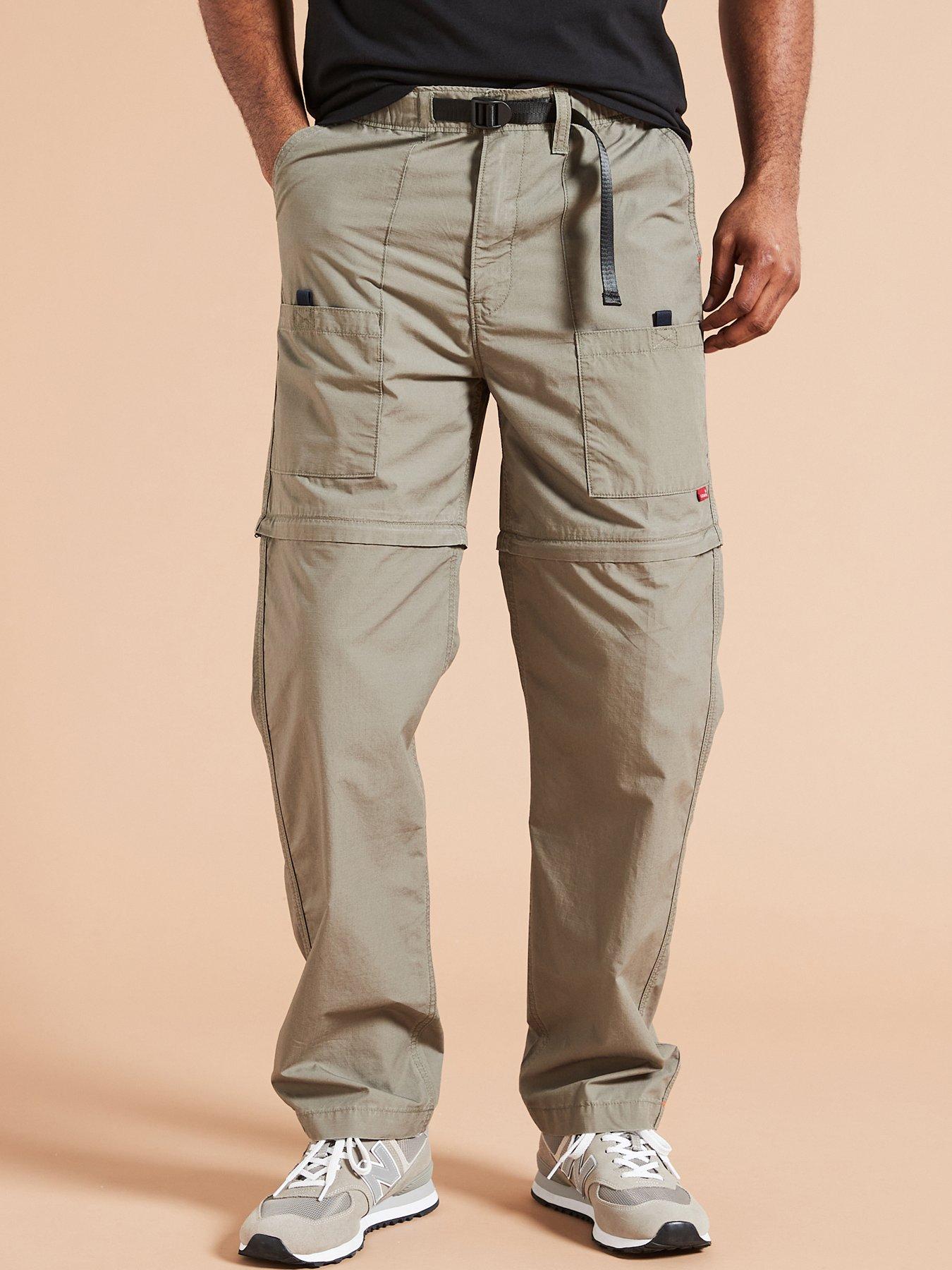 Loose Fit Cargo trousers, Dark Green