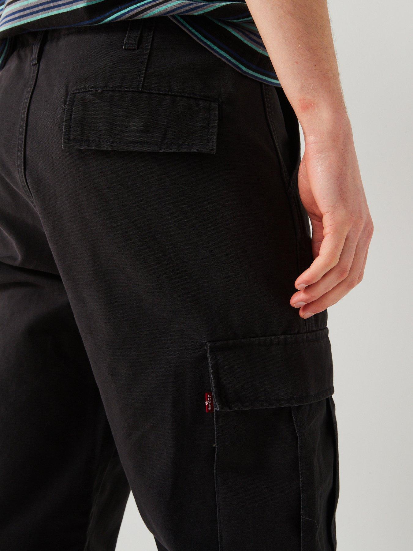 levis-xx-straight-leg-cargo-trousers-blackoutfit