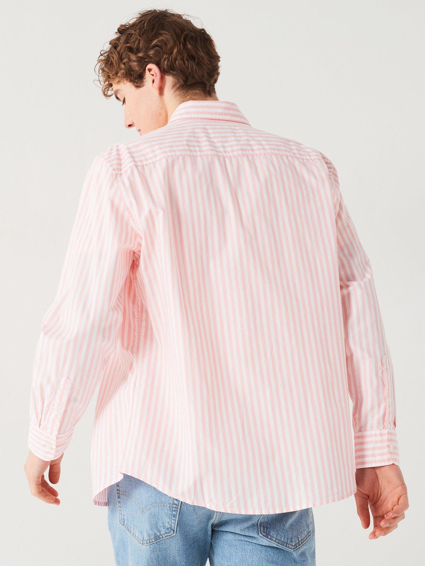 levis-long-sleeve-button-down-stripe-shirt-light-pinkstillFront