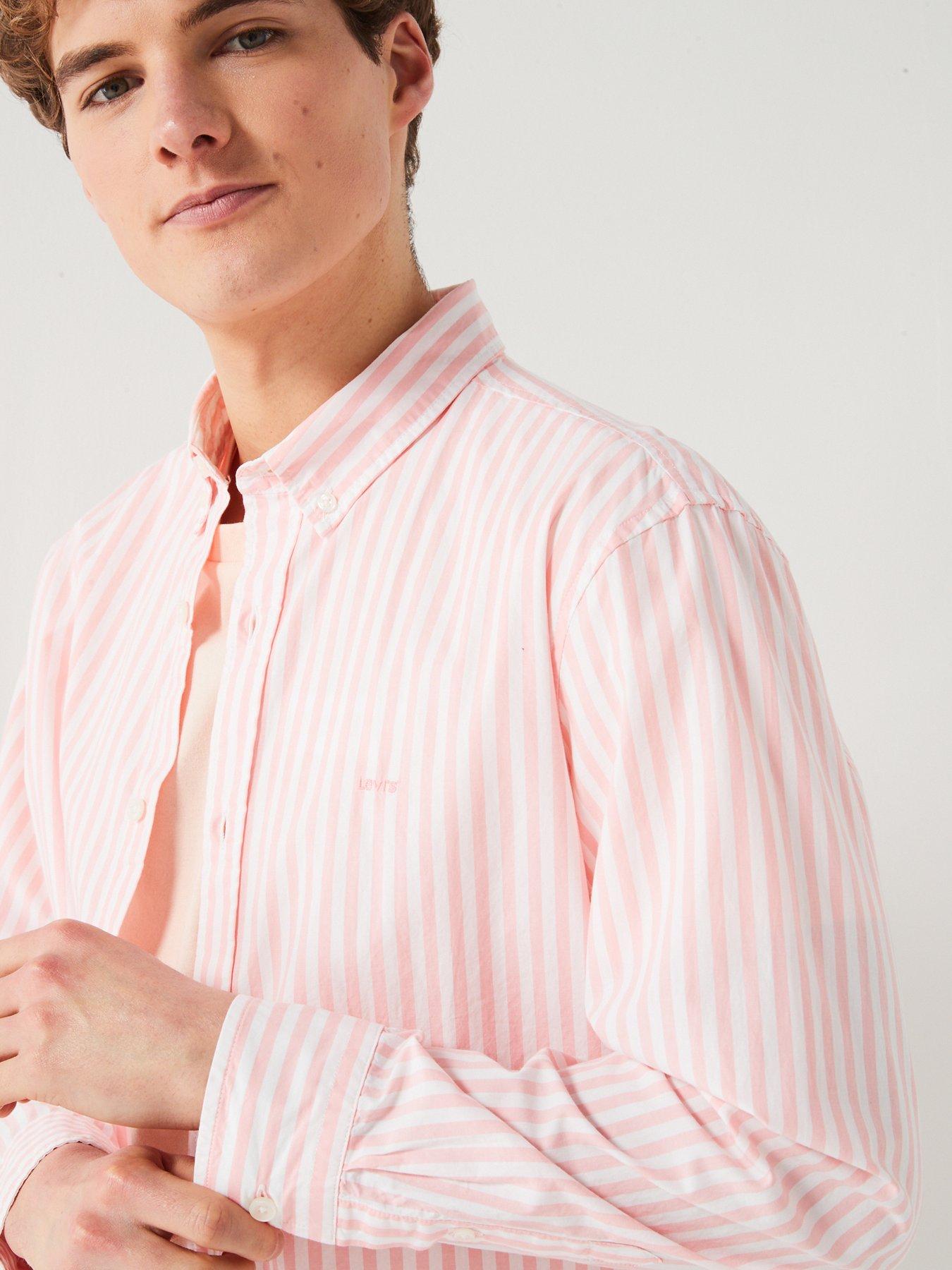 levis-long-sleeve-button-down-stripe-shirt-light-pinkoutfit