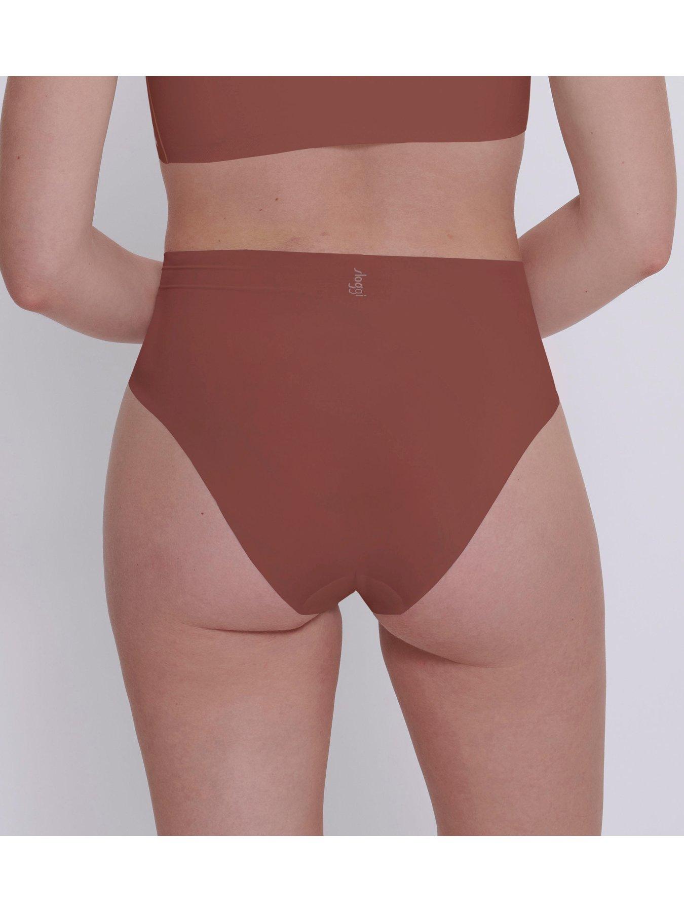 Image 2 of 5 of Sloggi Sloggi ZERO Feel 2.0 High Waist Briefs - Burnt Henna Brown