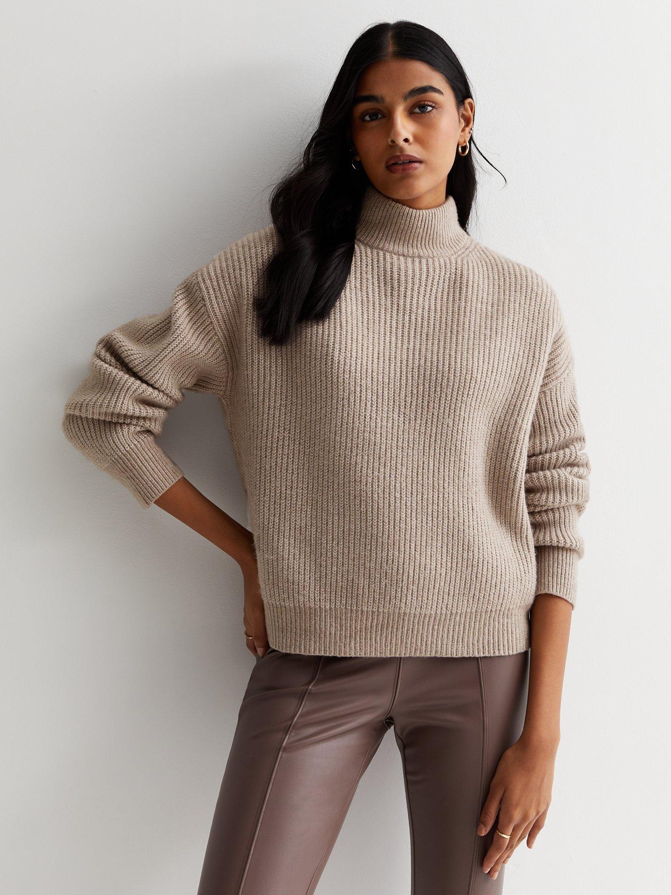 new-look-mink-ribbed-knit-high-neck-jumper