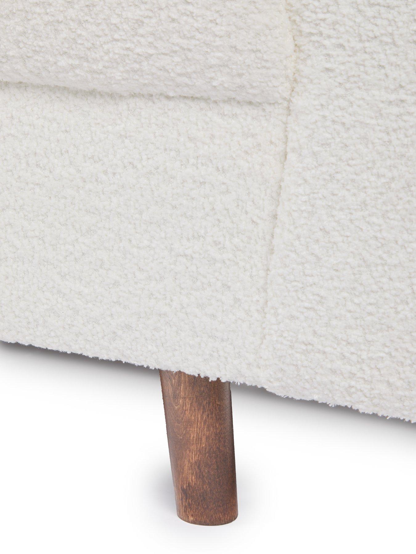 Image 4 of 7 of The Very Collection Rune&nbsp;Fabric Left Hand Corner&nbsp;Sofa - Cream - FSC&reg; Certified