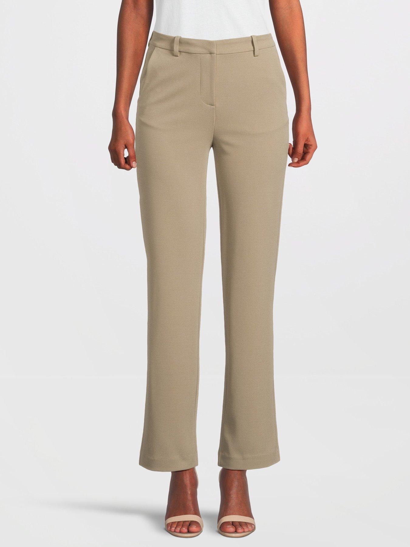 vero-moda-mid-waist-straight-leg-trouser-beigefront