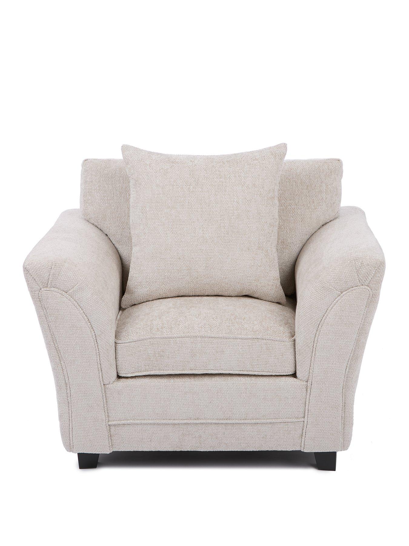 Image 2 of 7 of Very Home Dury Chunky Weave Armchair - Natural - FSC&reg; Certified