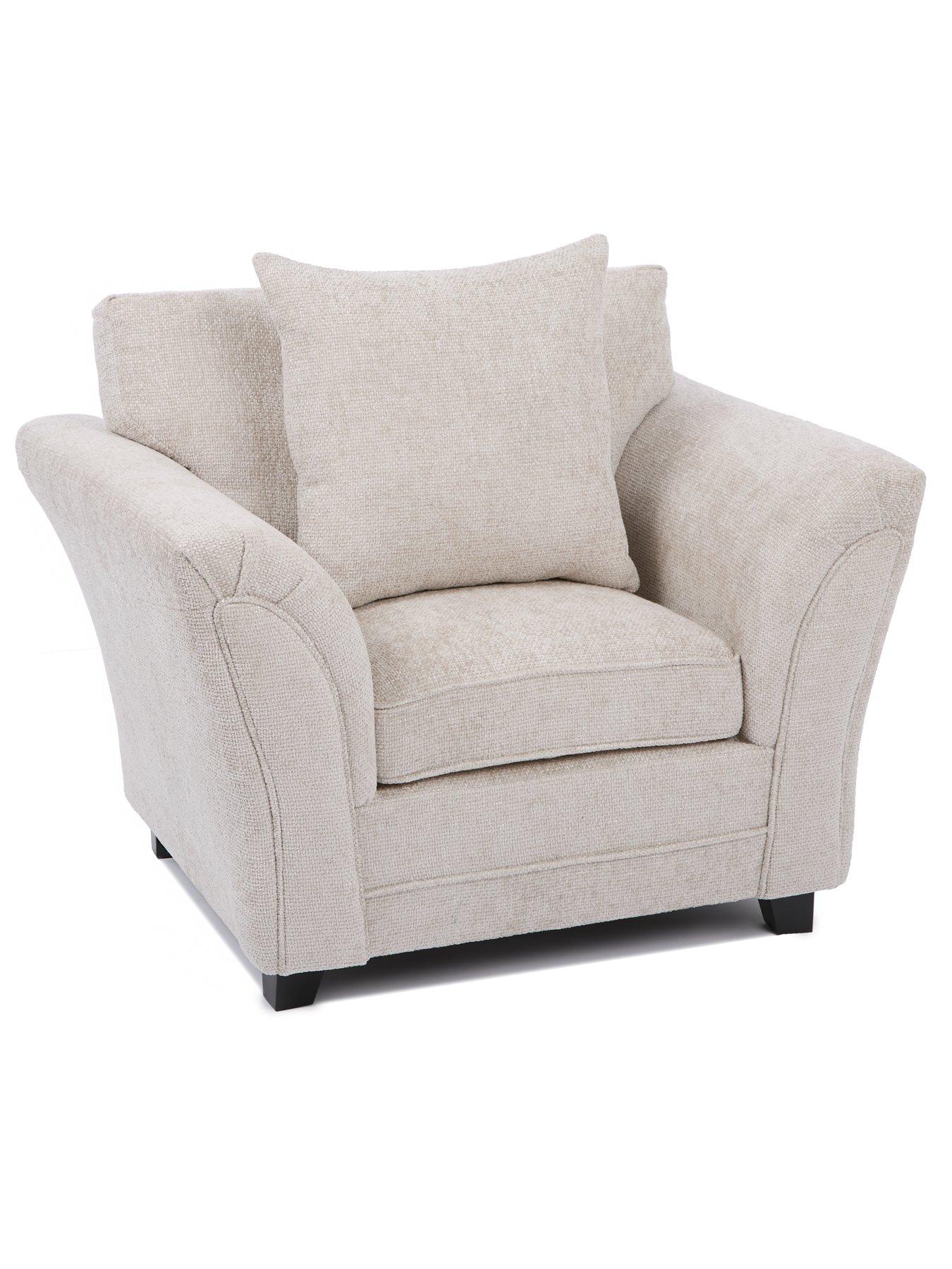 Image 3 of 7 of Very Home Dury Chunky Weave Armchair - Natural - FSC&reg; Certified