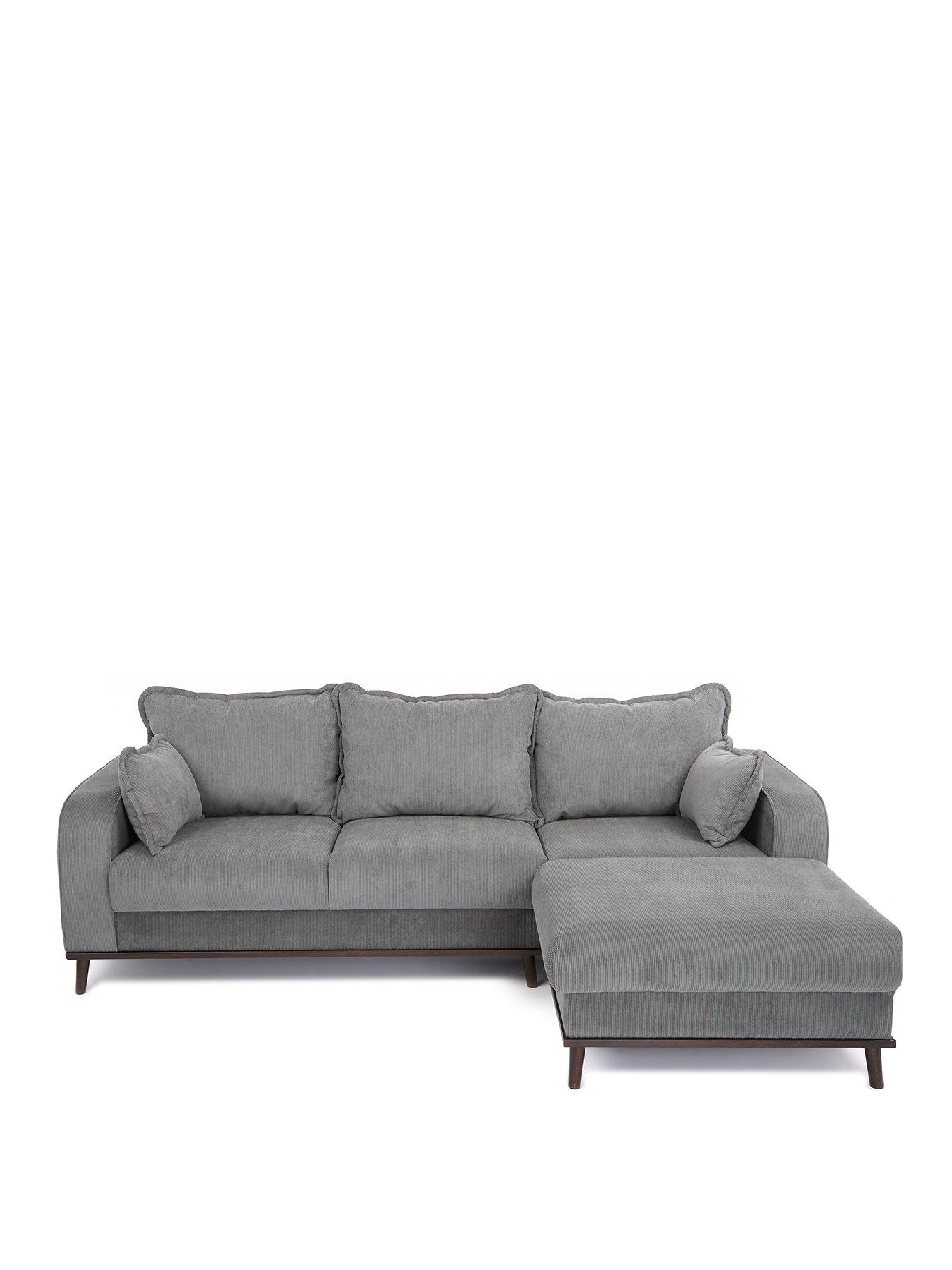 very-home-beata-fabric-right-hand-corner-chaise-sofaback