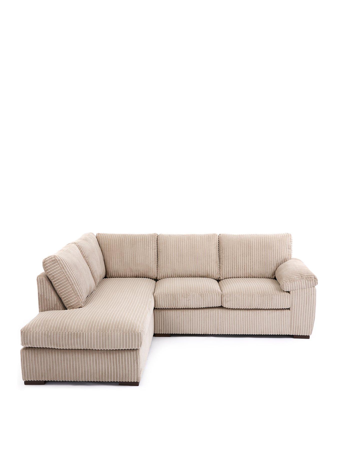 very-home-amalfi-standard-back-left-hand-fabric-corner-chaise-sofa-cream-fscreg-certifiedstillFront