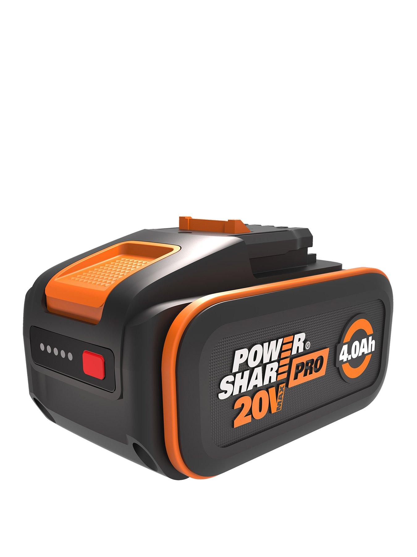 Worx 20V 4.0Ah PowerShare Battery with Indicator