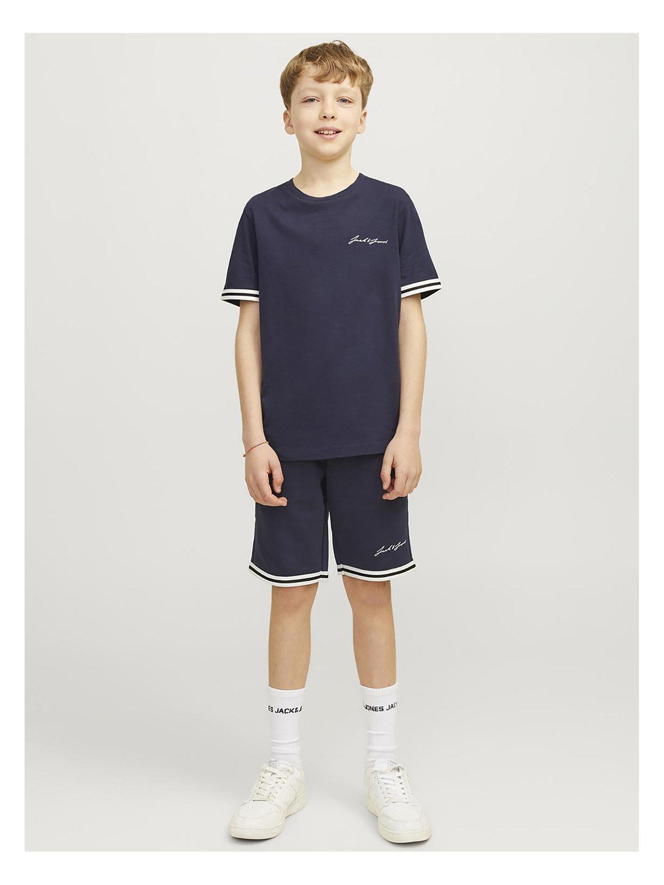 jack-jones-junior-boys-jxj-t-shirt-and-short-set-navy-blazer