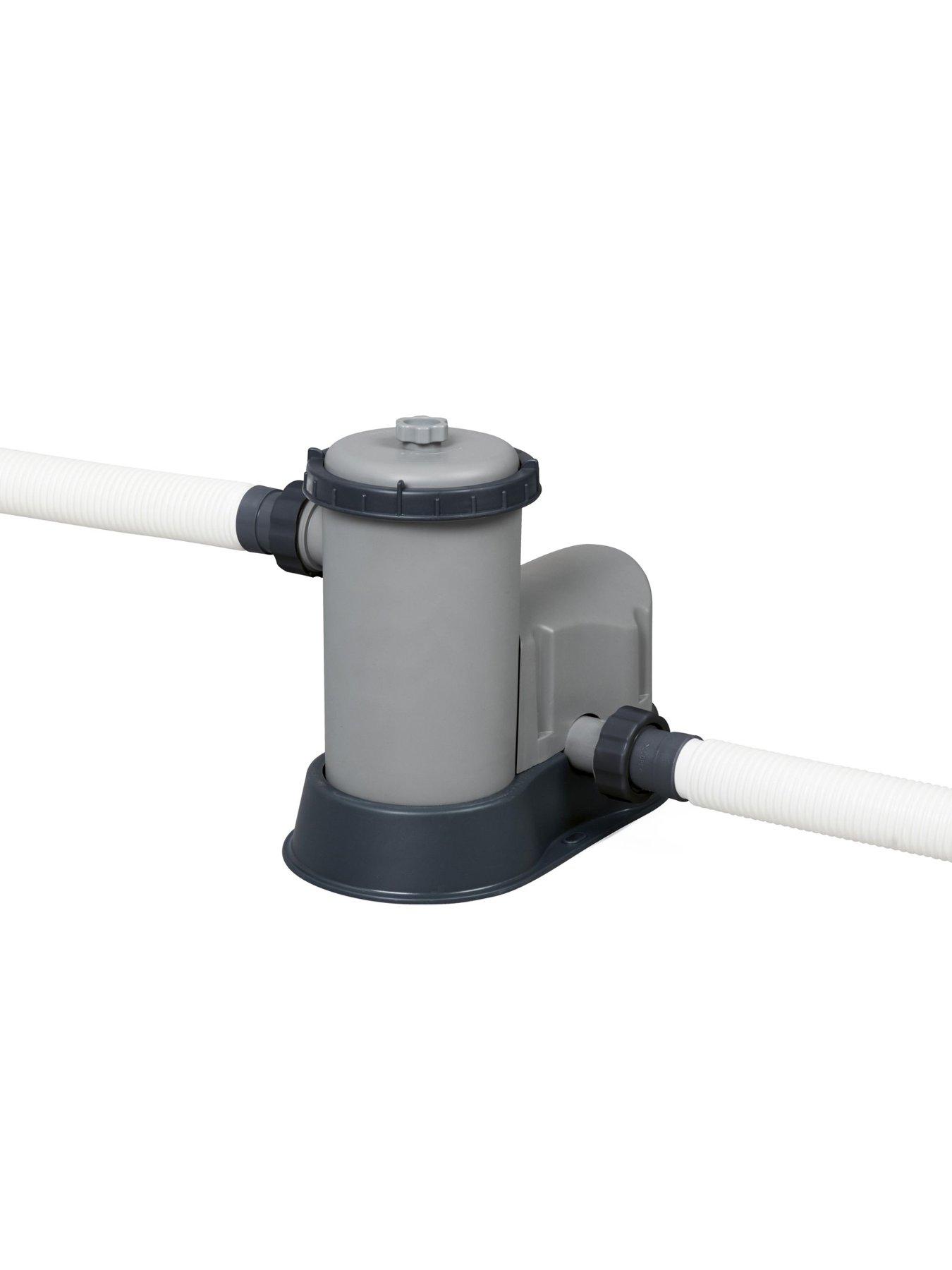 Image 5 of 7 of Bestway 20ft x 12ft&nbsp;Power Steel Oval Pool Set, Filter Pump, Ladder with Pool Cover