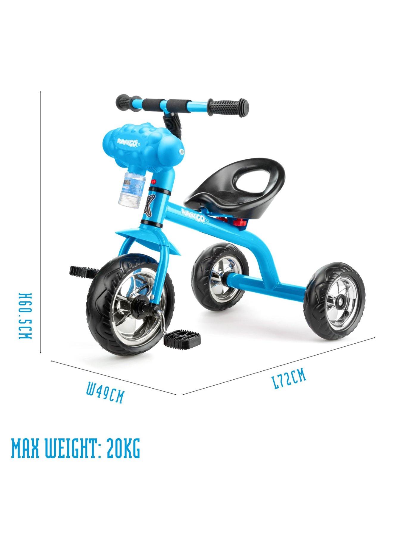 Image 2 of 7 of XOOTZ Bubble Go Trike - Blue