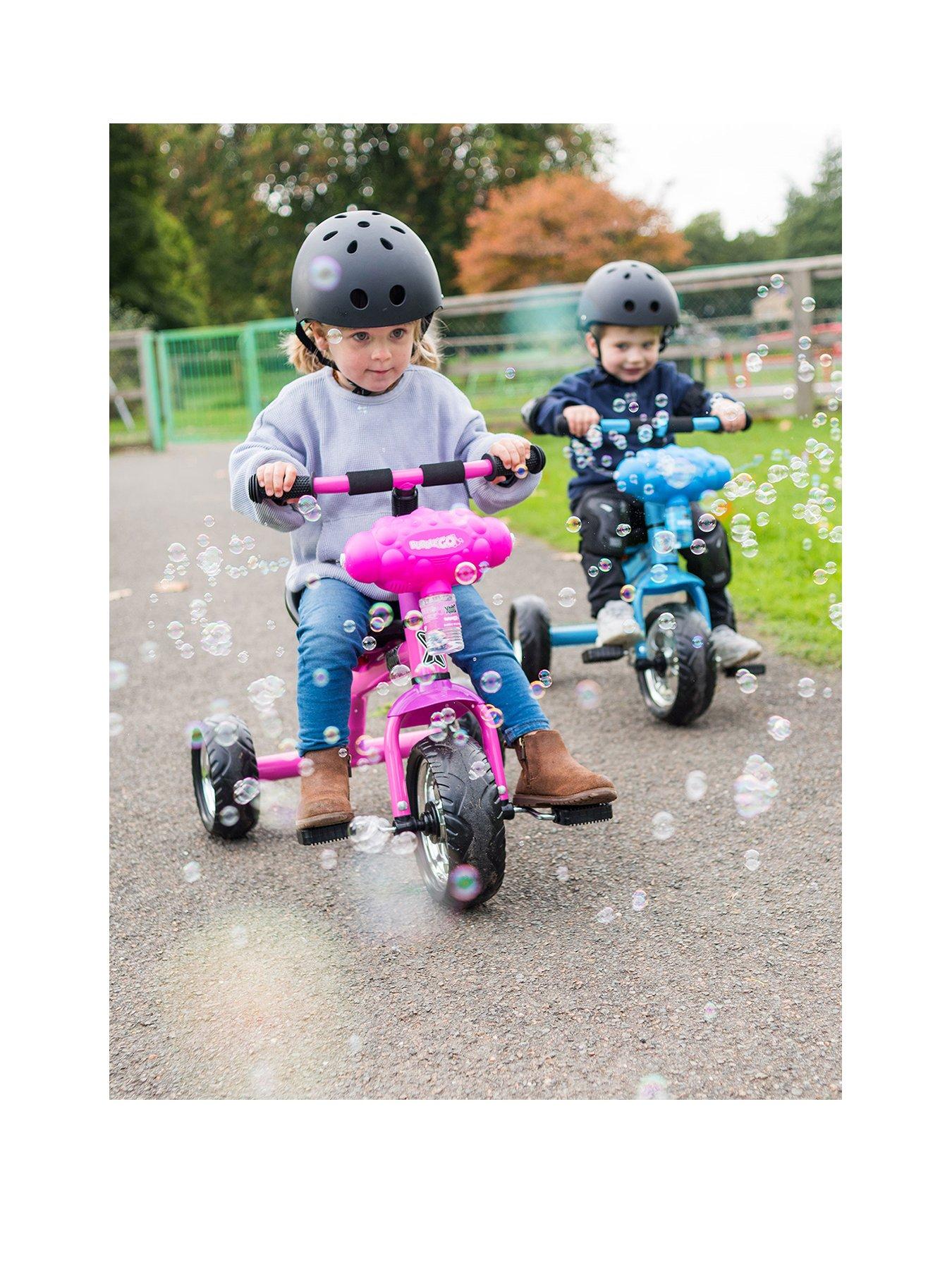 XOOTZ Xootz Bubble Go Trike - Pink Kids Tricycle