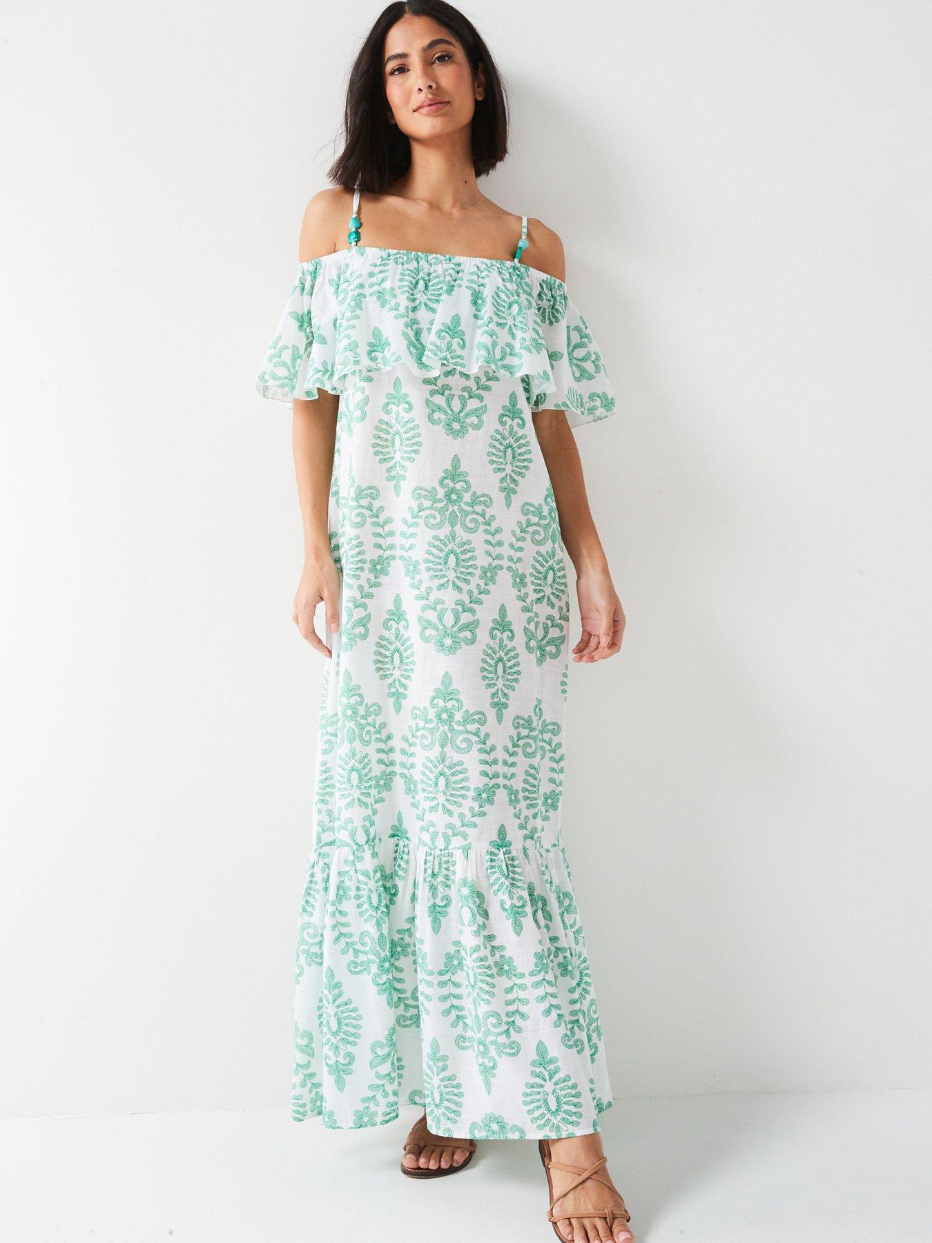 v-by-very-floral-maxi-dress-green