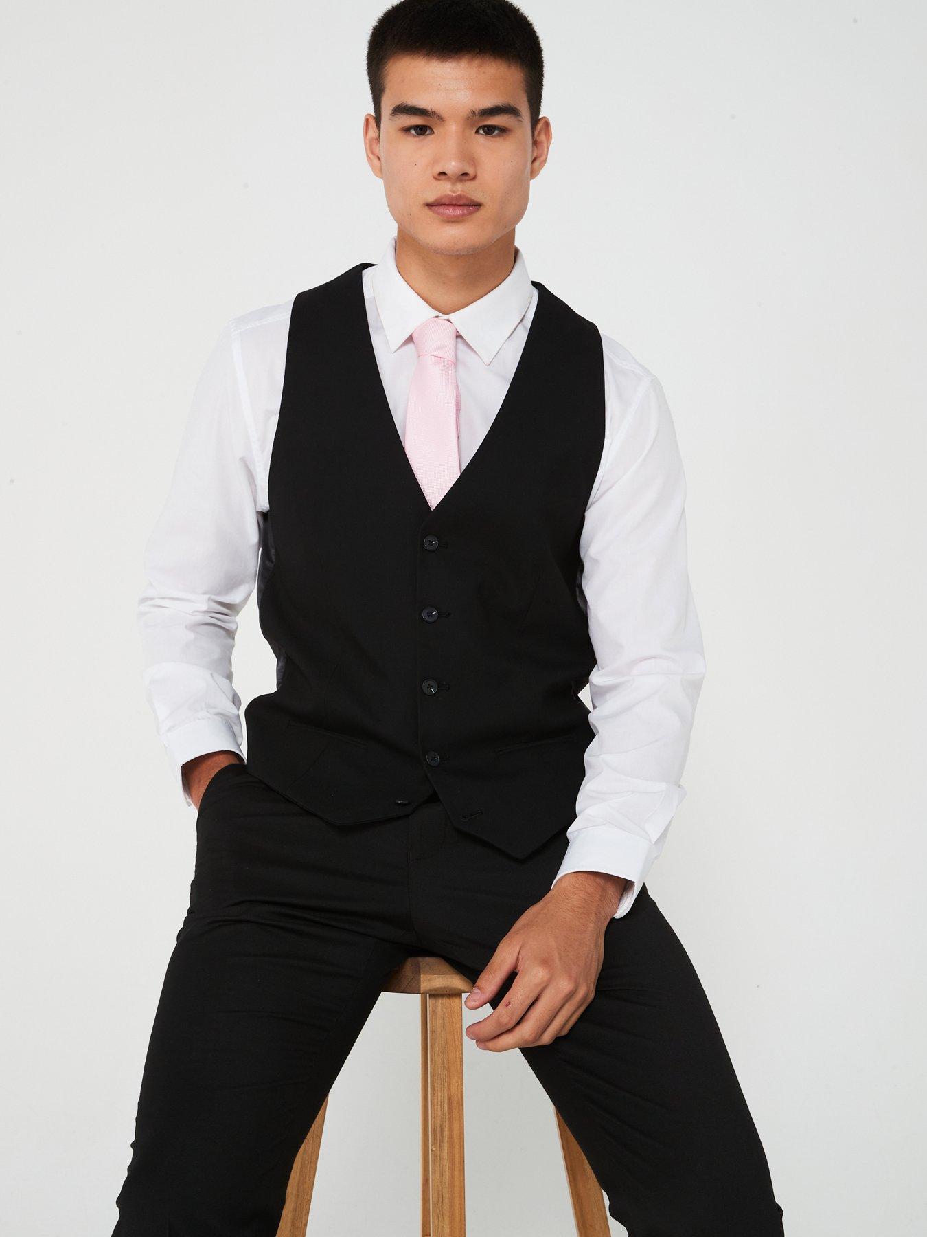 river-island-river-island-plain-single-breasted-suit-waistcoat-blackoutfit