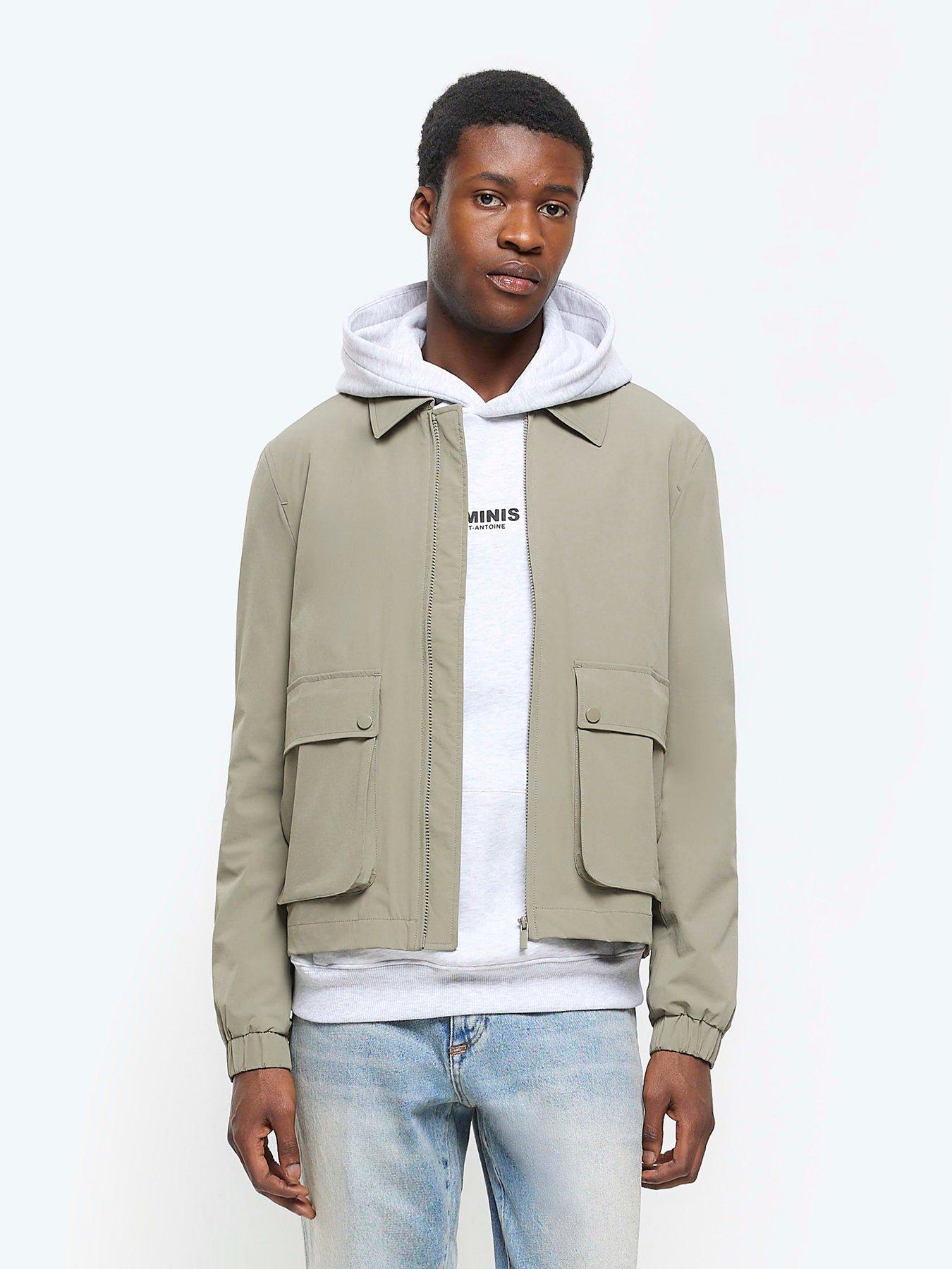 River Island River Island Stretch Harrington Jacket Green Very Ireland