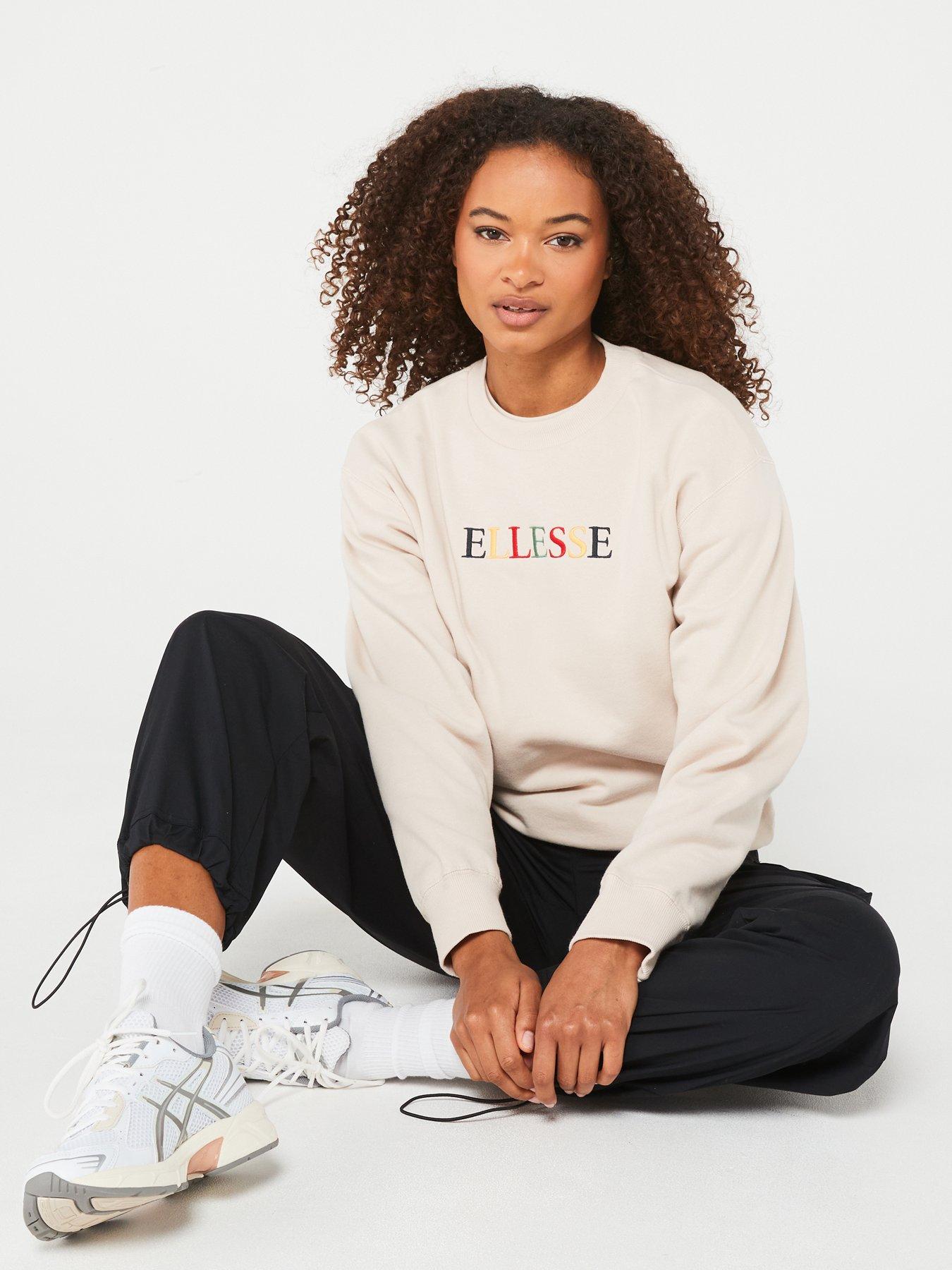 ellesse-womens-divina-sweatshirt-beigedetail