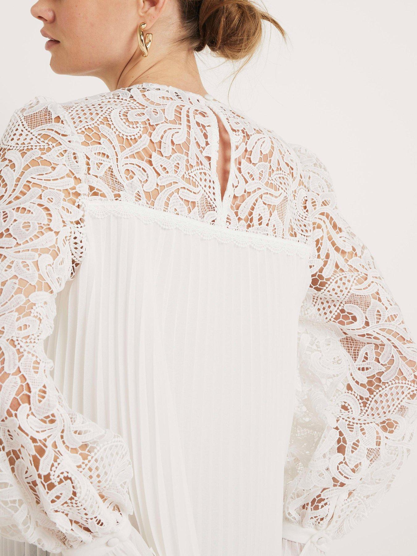 river-island-pleated-lace-blouse-whitestillFront