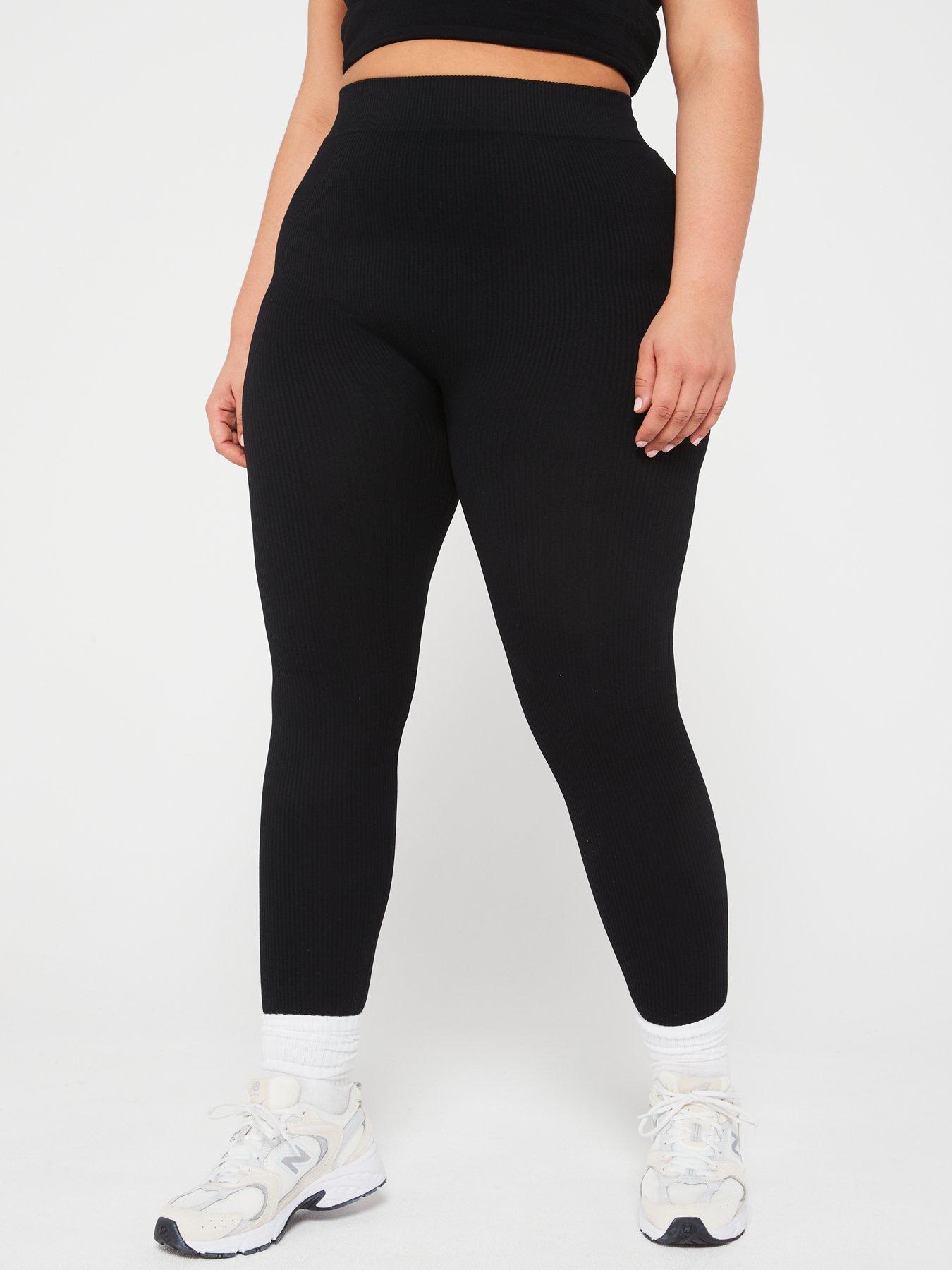 v-by-very-curve-seamless-rib-high-waisted-leggings-black