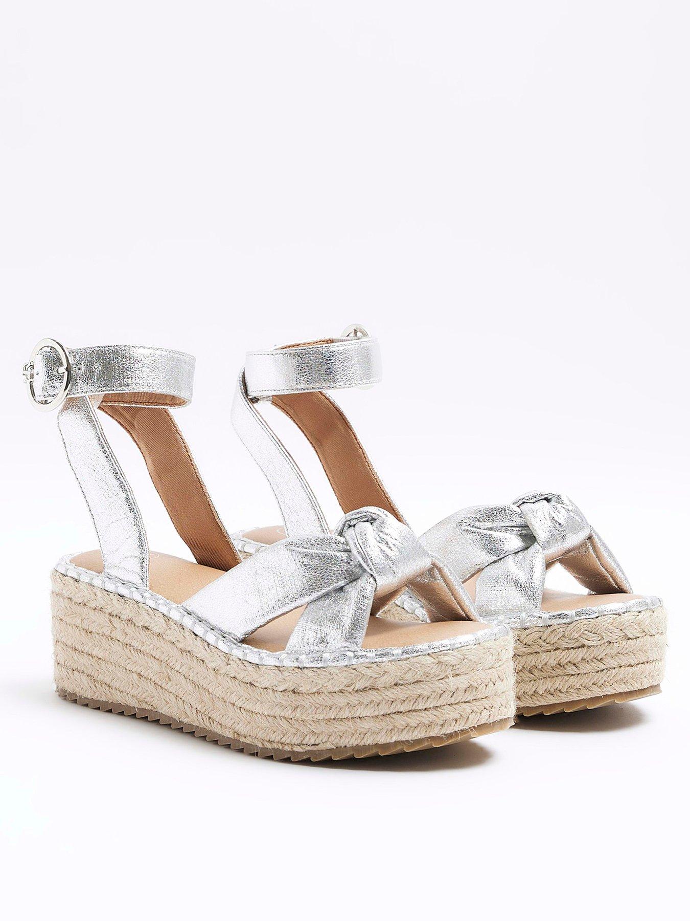 river-island-two-part-espadrille-sandal-silveroutfit