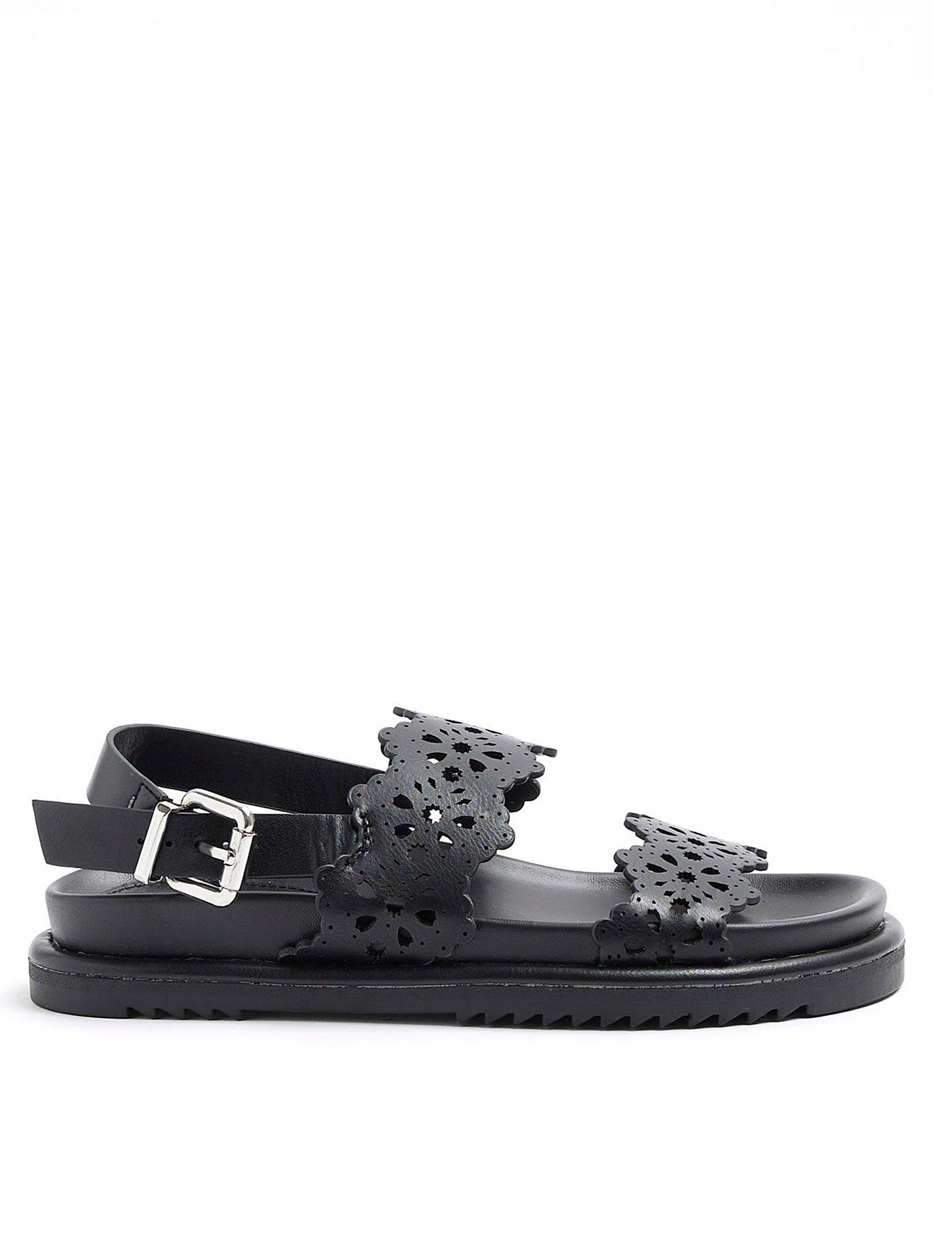 river-island-laser-cut-sandal-black