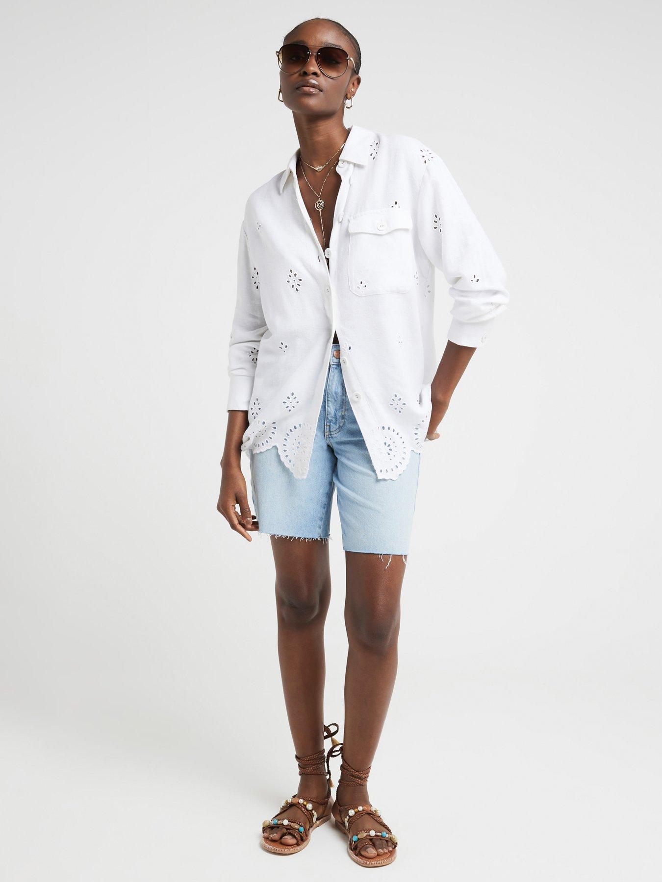 white shirt blouse ladies