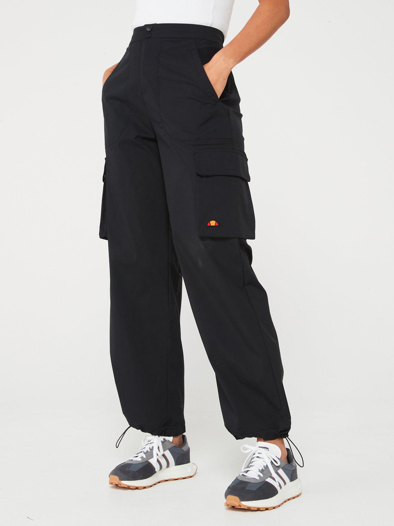 ellesse-womens-sanzan-cargo-pant-black