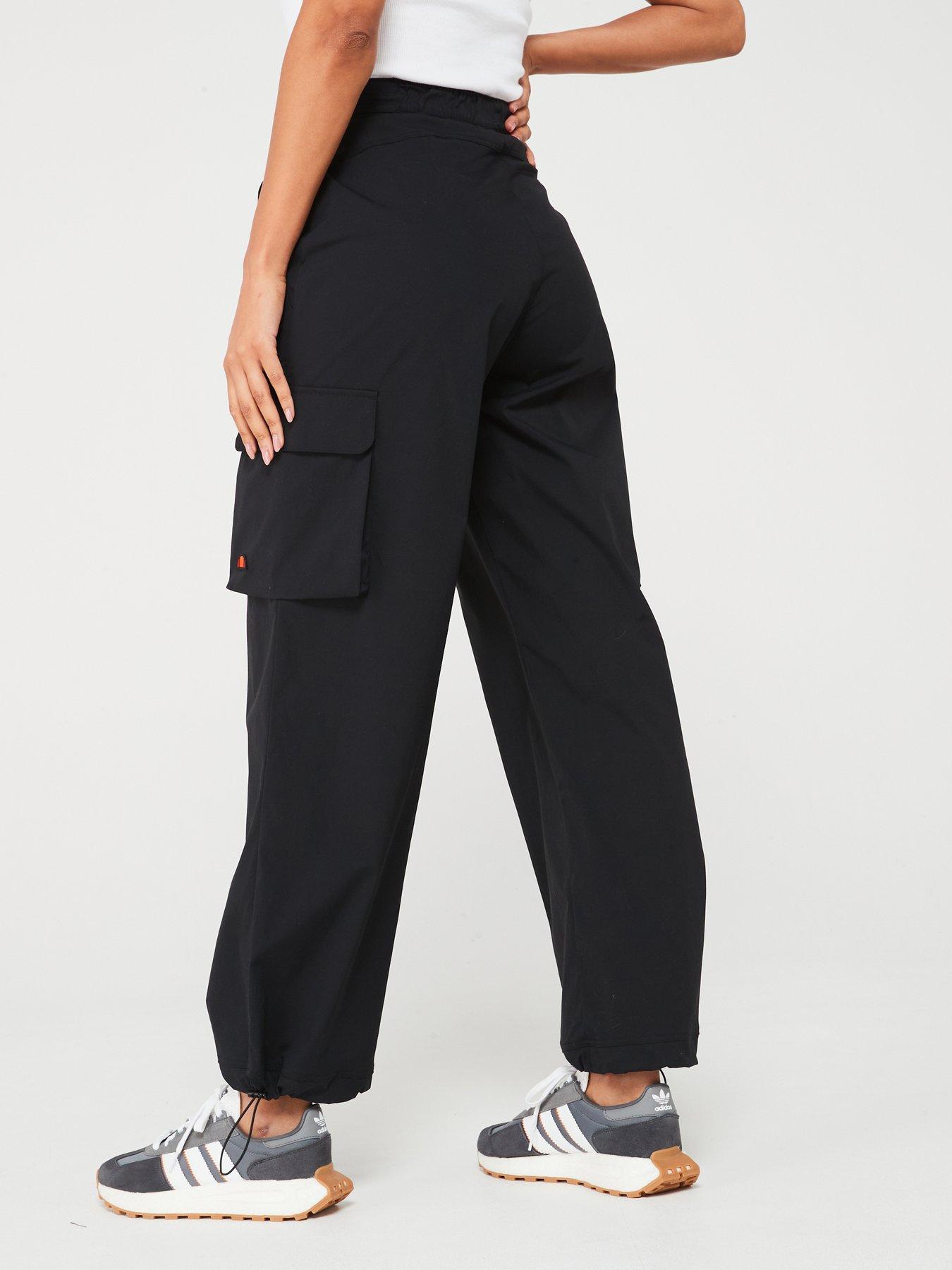 ellesse-womens-sanzan-cargo-pant-blackstillFront