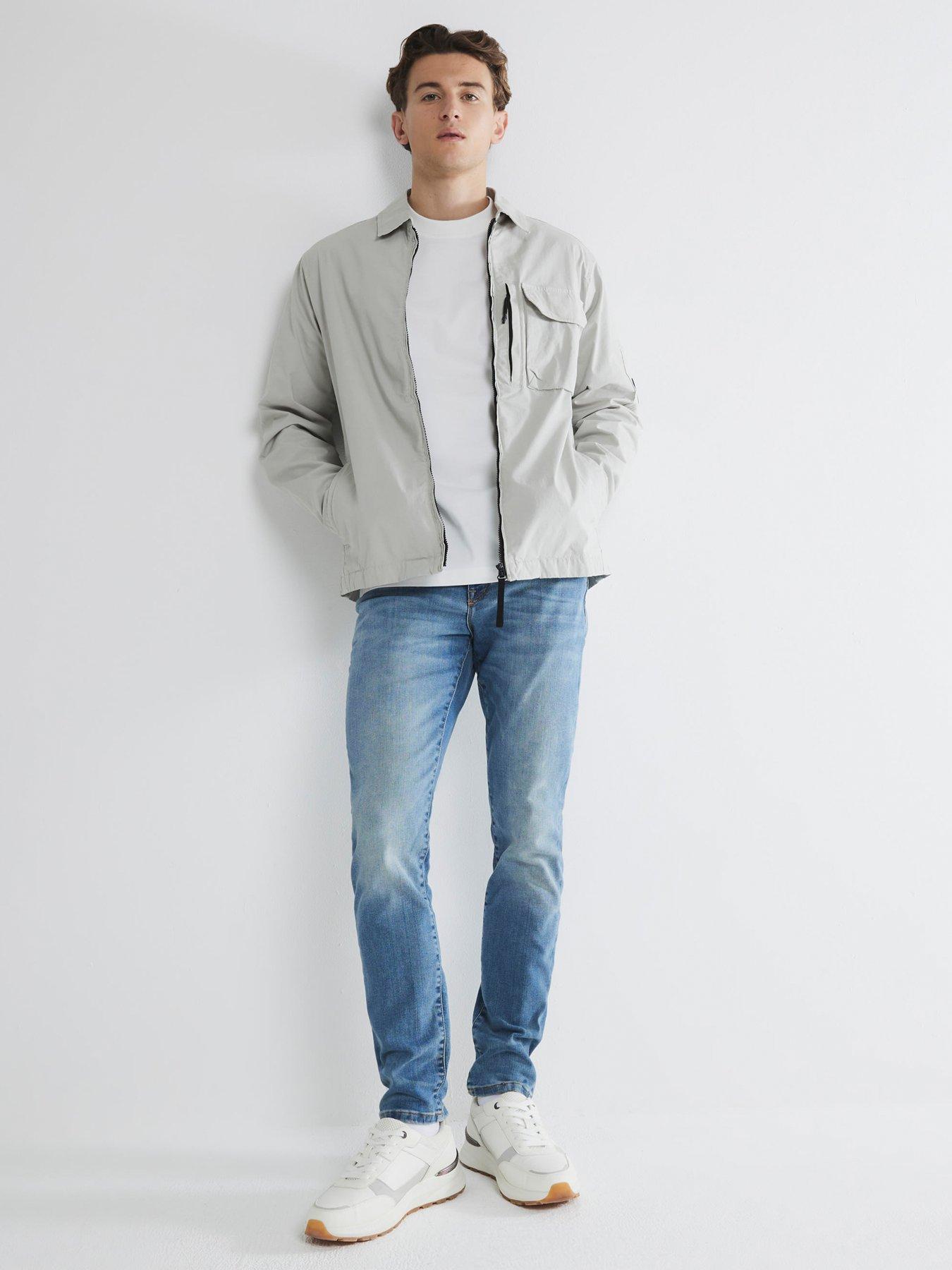 Image of River Island Skinny Aslan Jeans - Blue