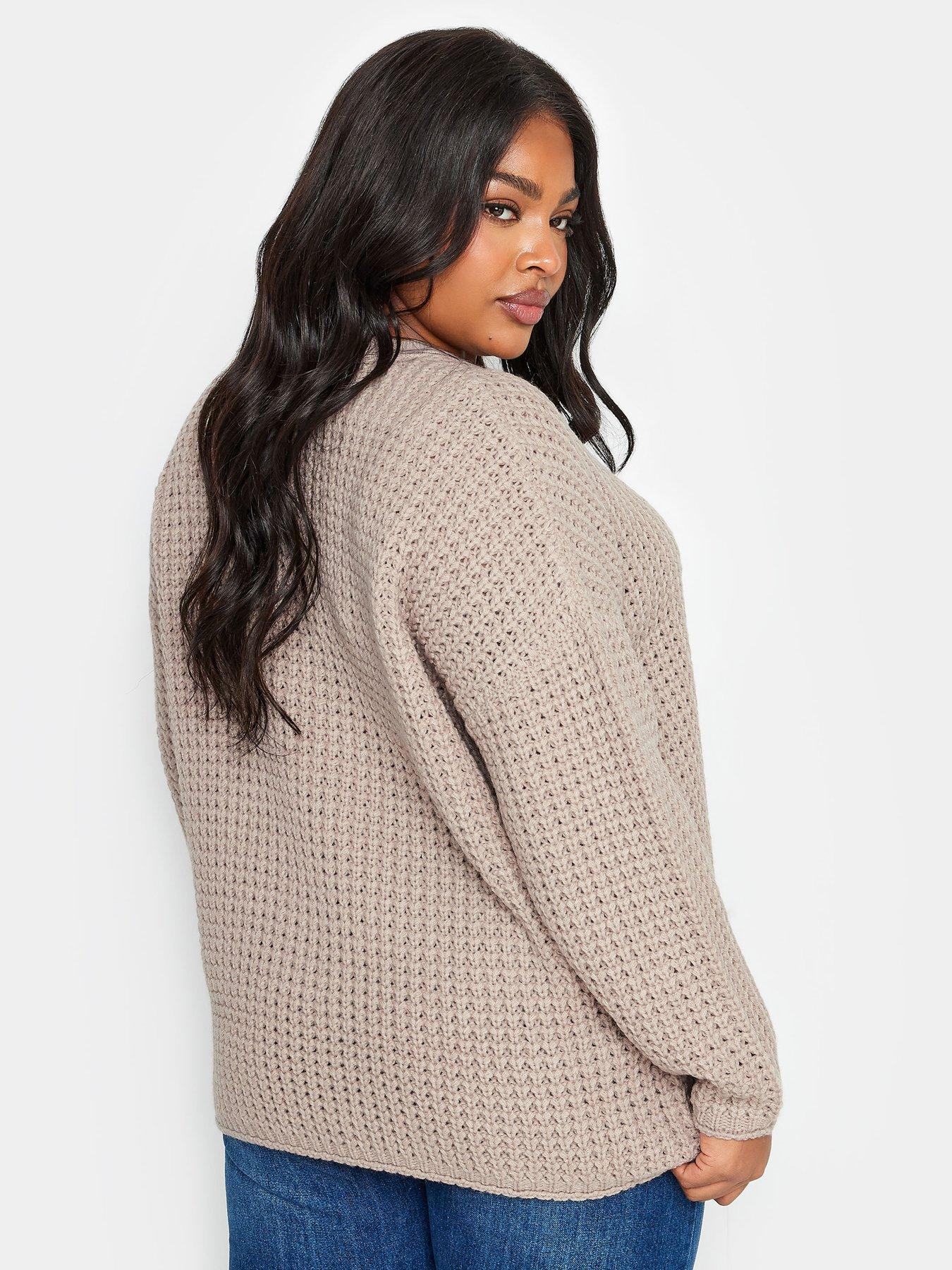 yours-yours-waffle-knit-jumper-minkstillFront