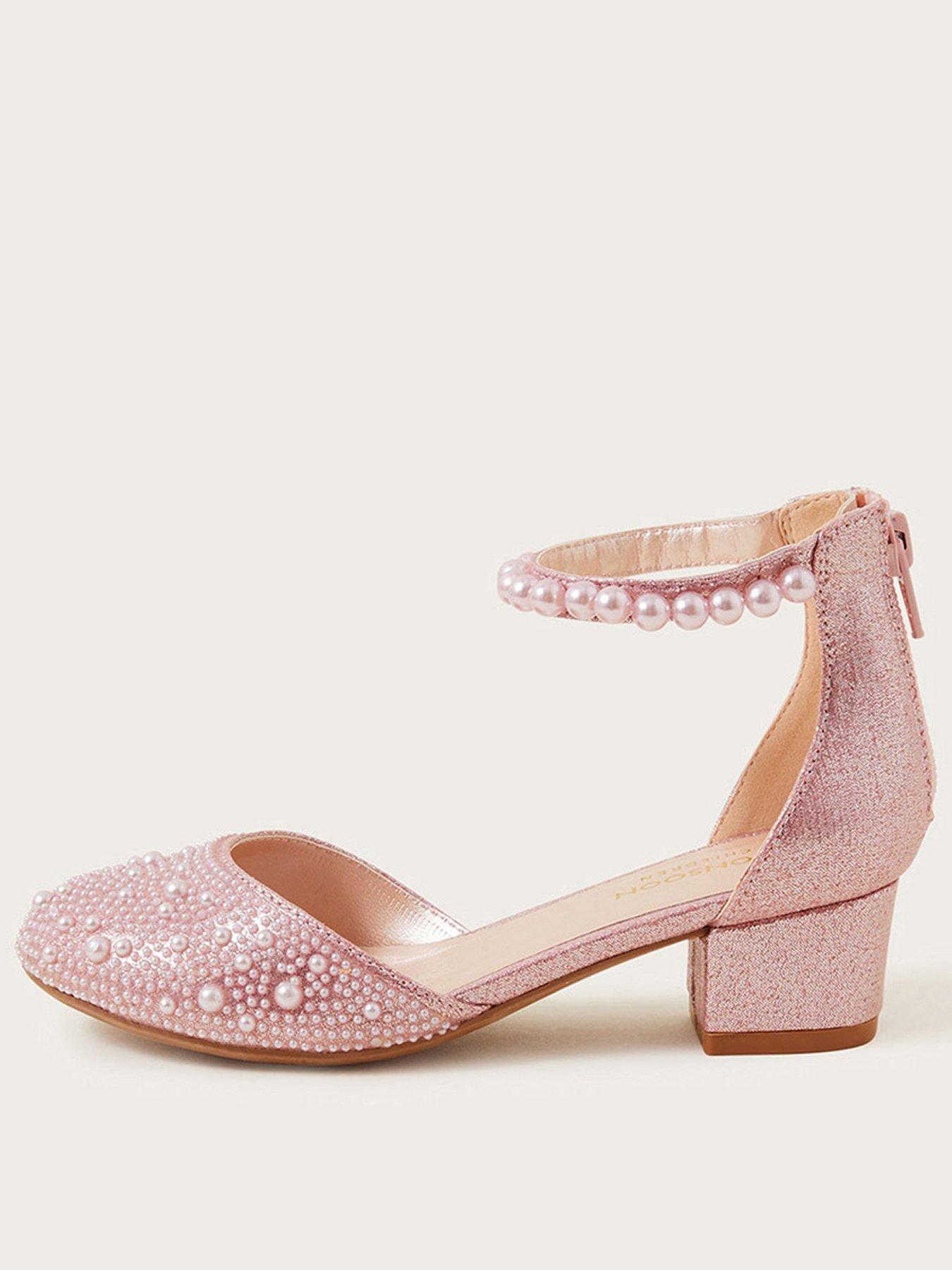 Pink pearl sale shoes