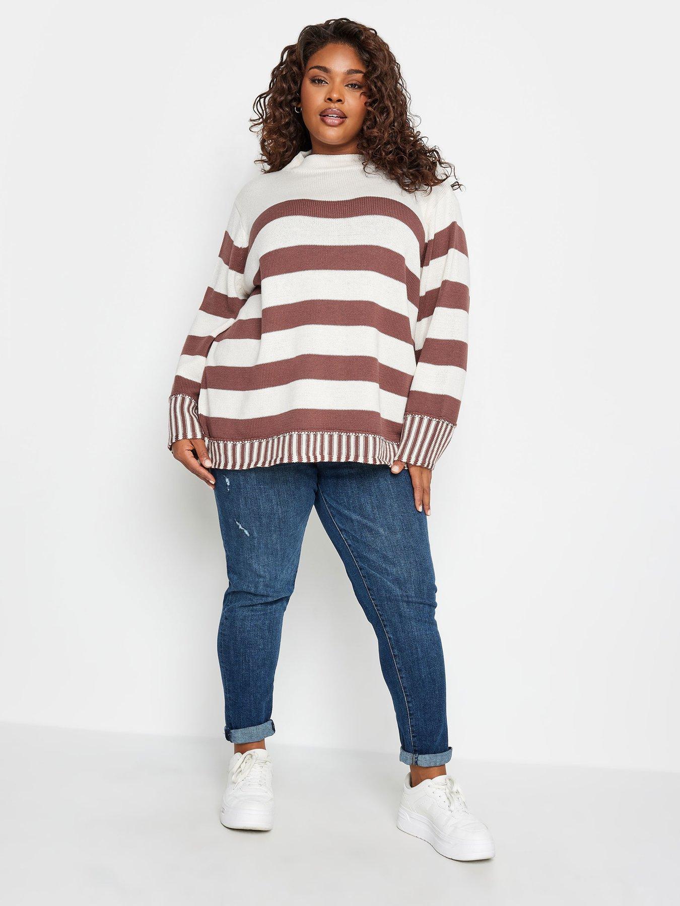 yours-yours-mixed-stripe-jumper-brick-stripeback