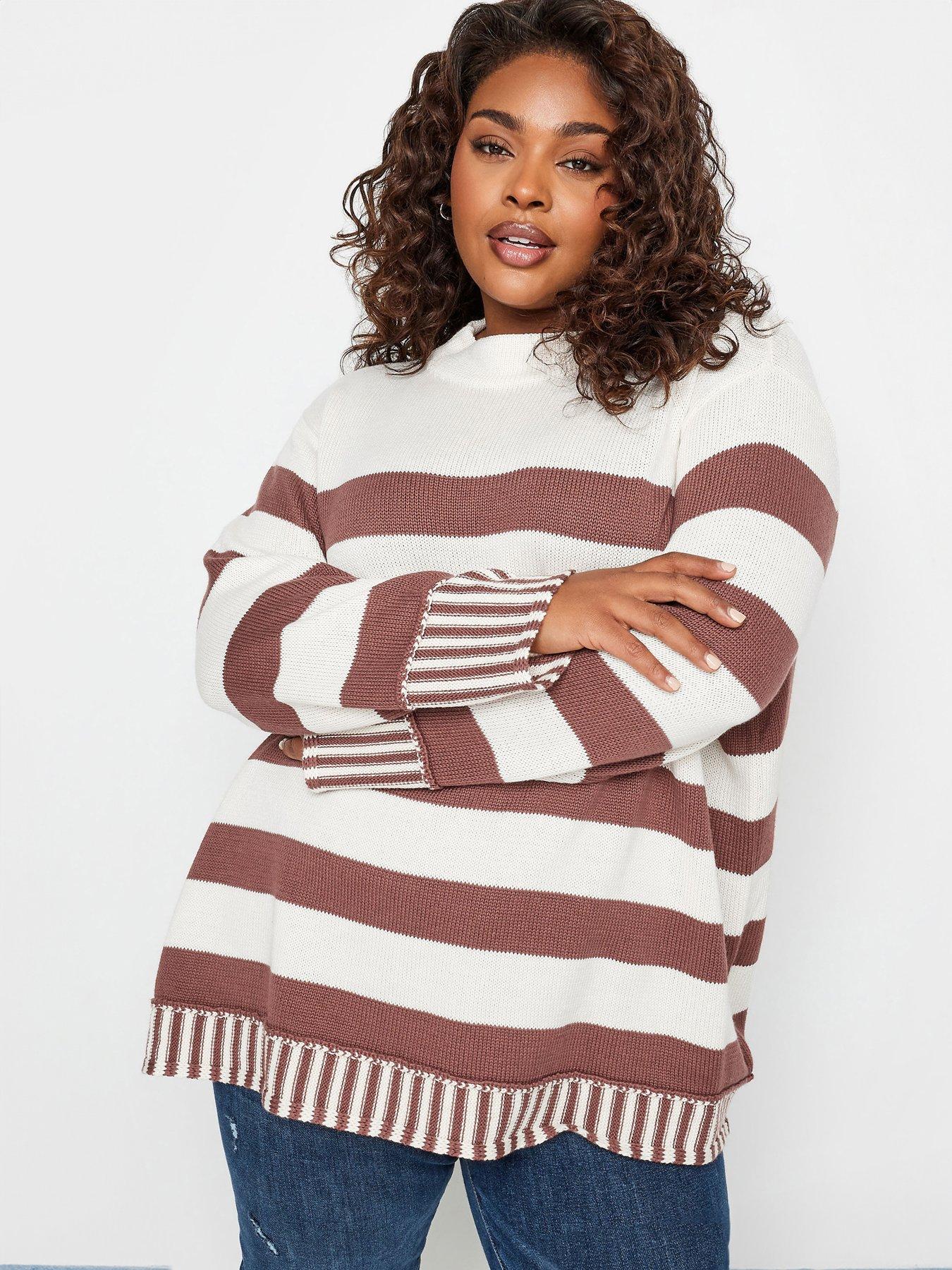 yours-yours-mixed-stripe-jumper-brick-stripedetail