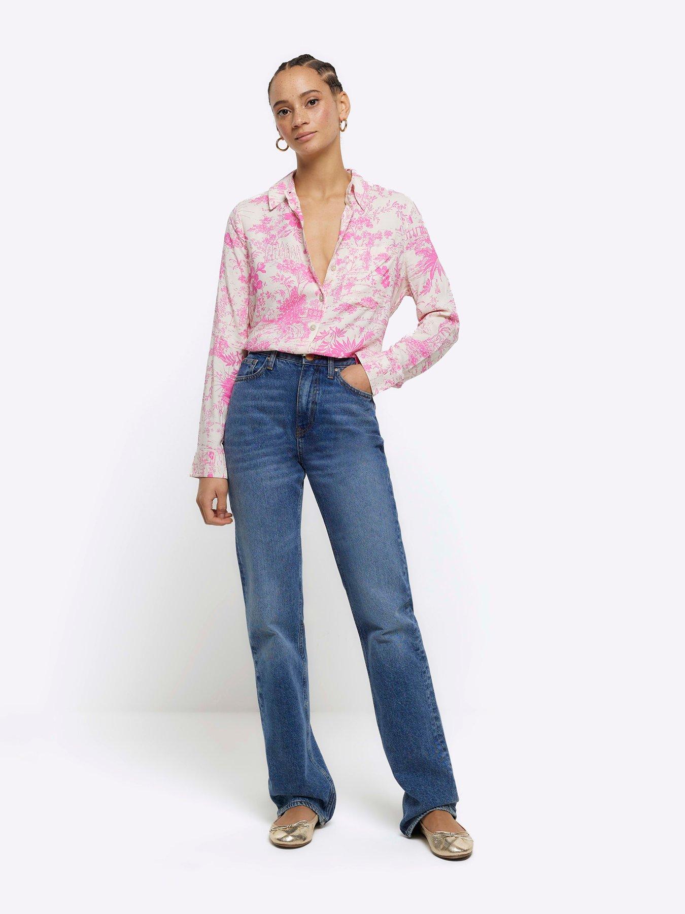 river-island-printed-shirt-bright-pinkback